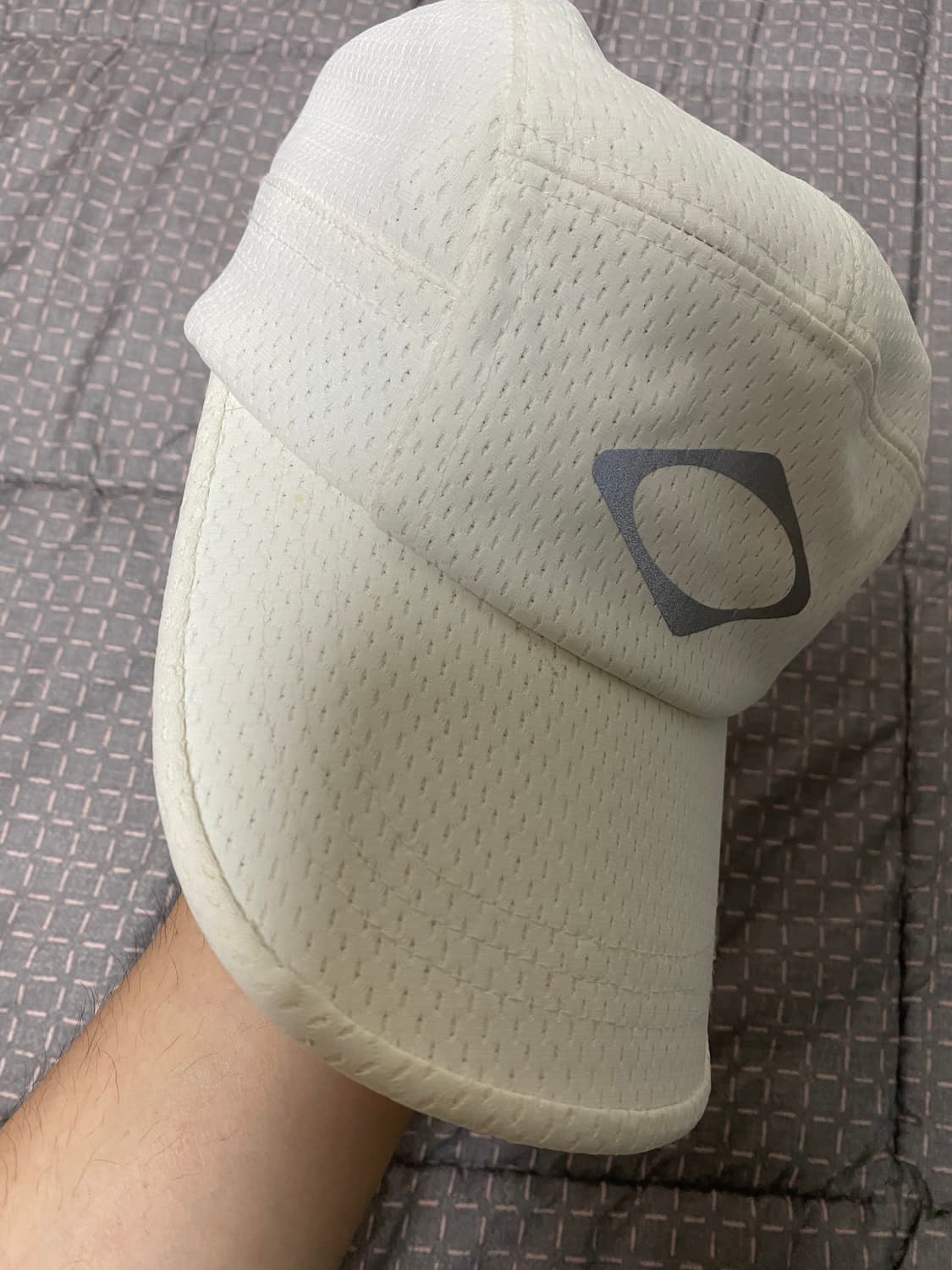 미스치프 롬버스 러닝캡 화이트 상품이미지1