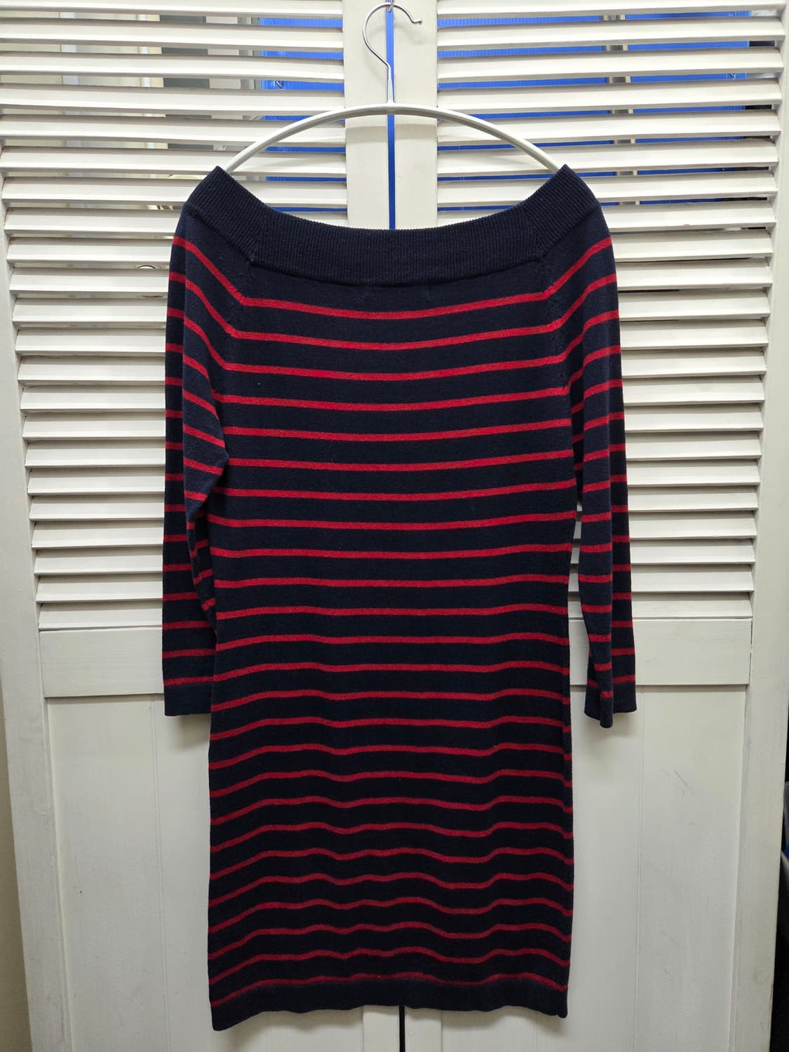 폴로 랄프로렌 오픈숄더 니트 원피스 상품이미지4