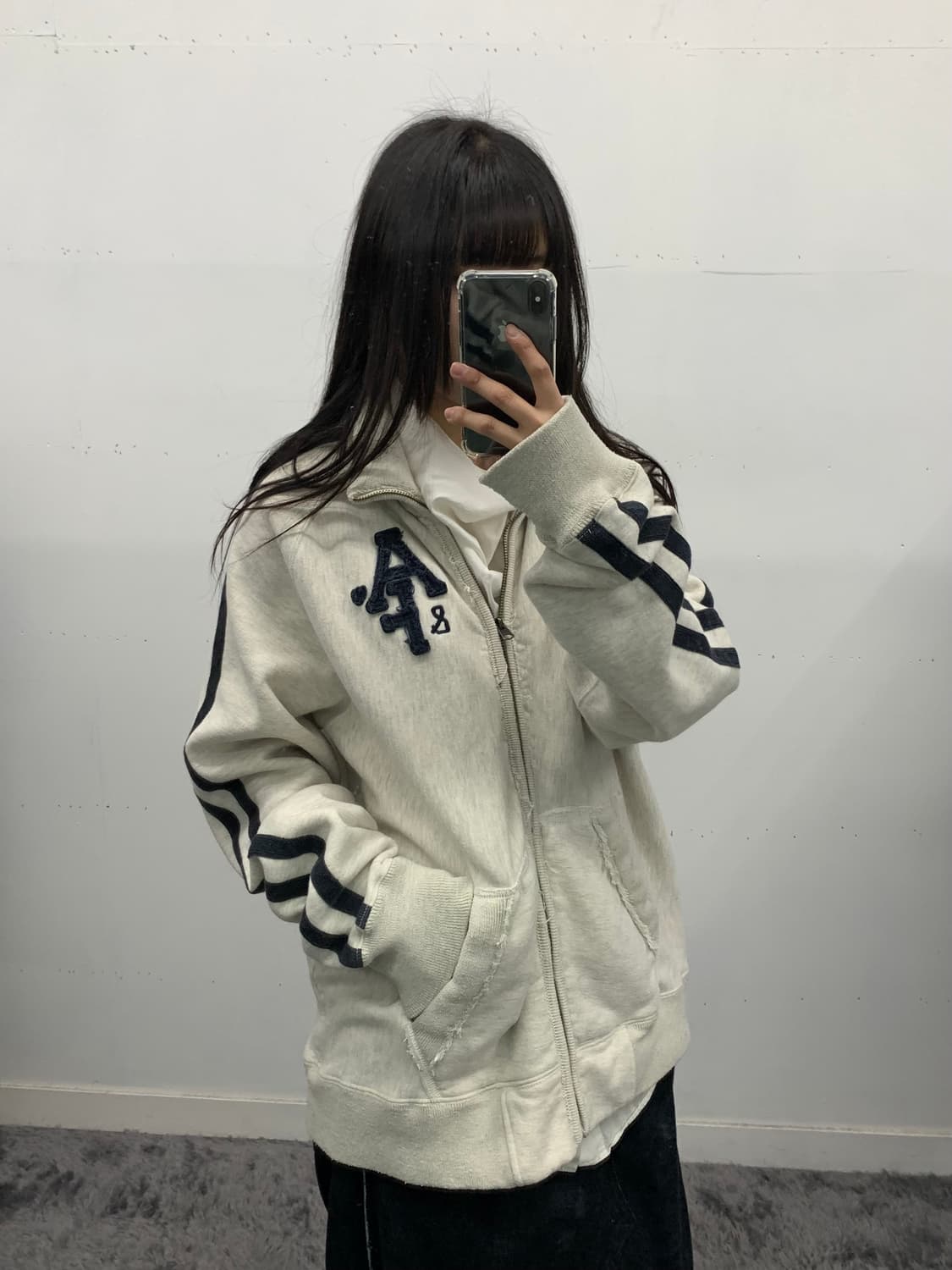 아베크롬비 빈티지 스웻 집업 상품이미지2