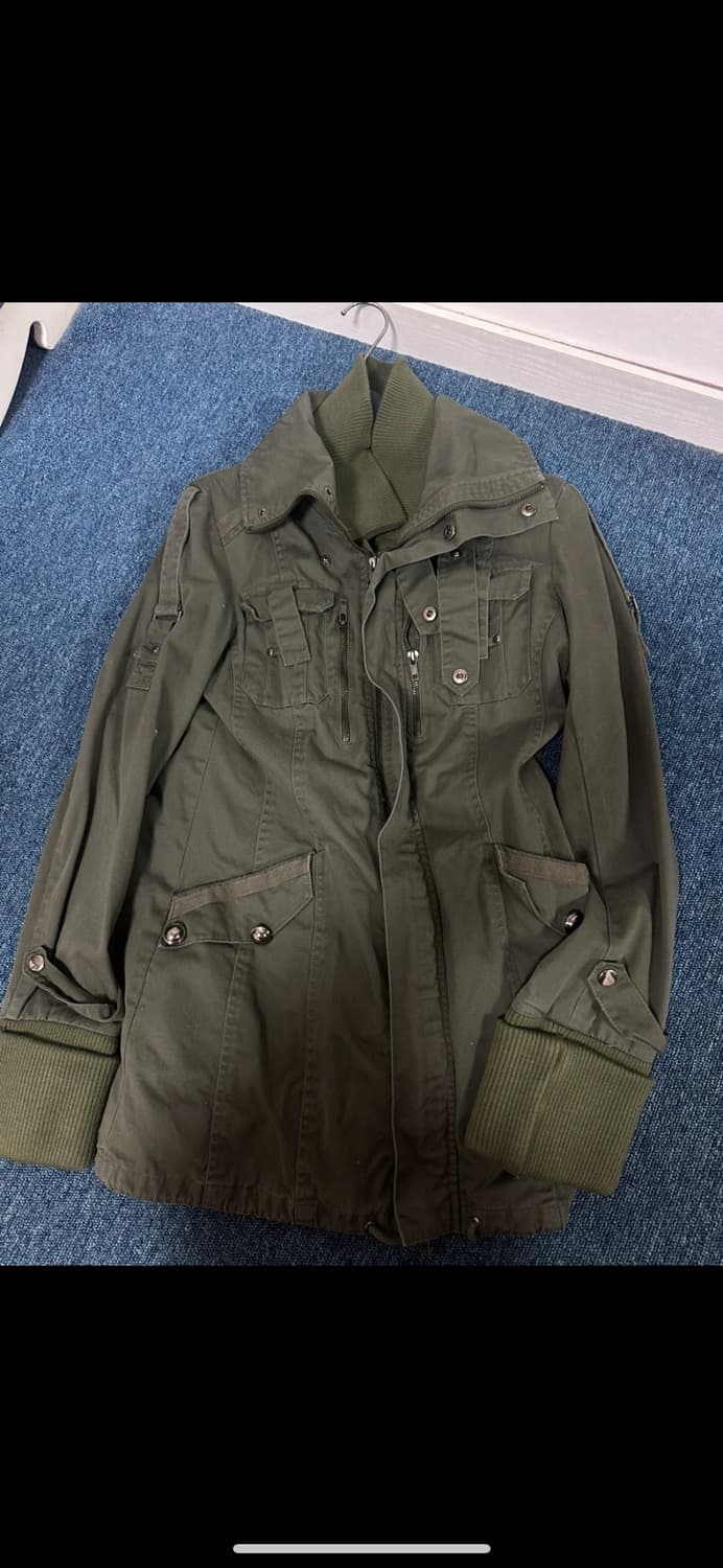 Khaki Color Military Jacket 상품이미지1