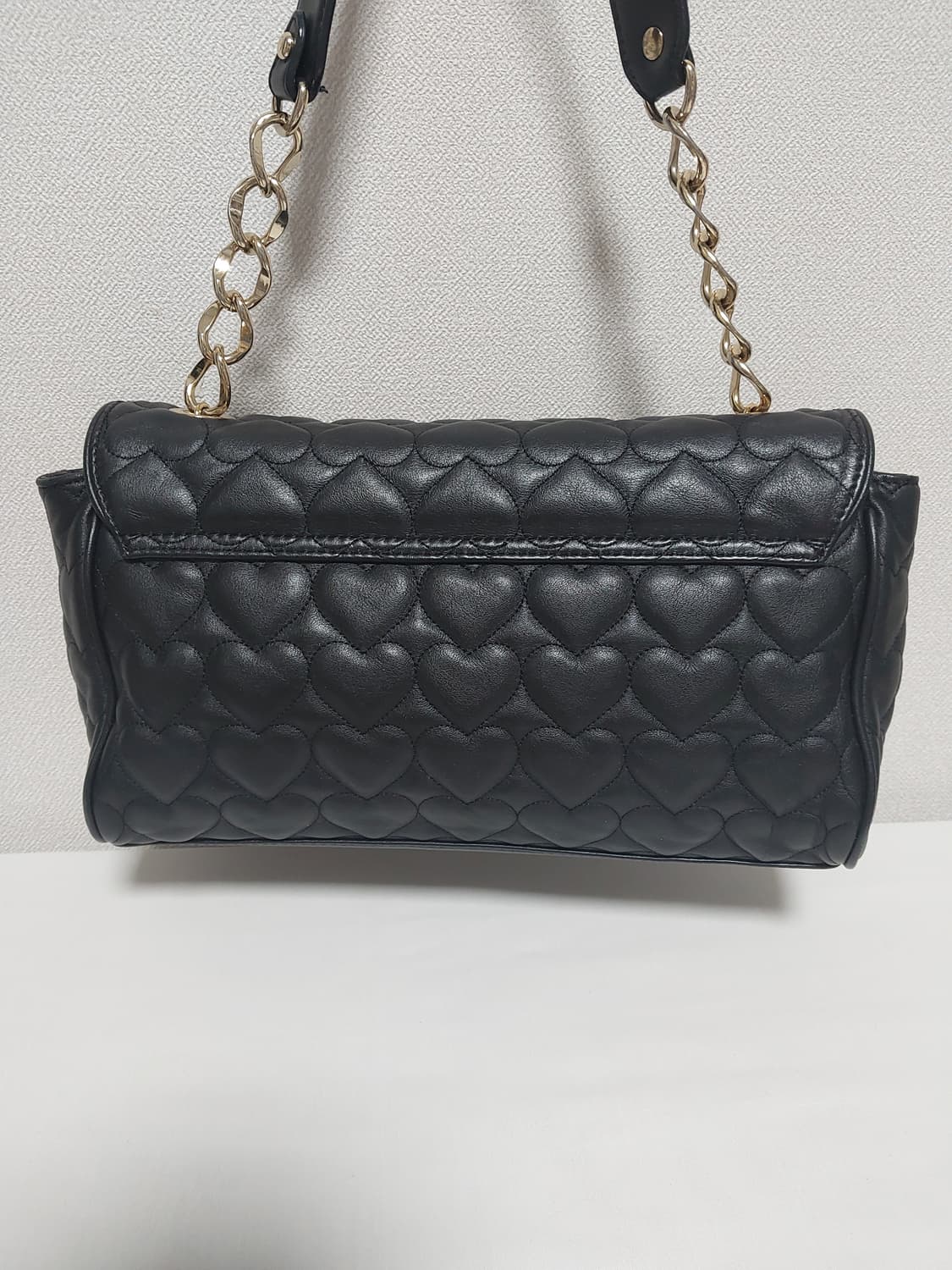 러브캣 하트 퀼팅 숄더백 갸루 상품이미지6