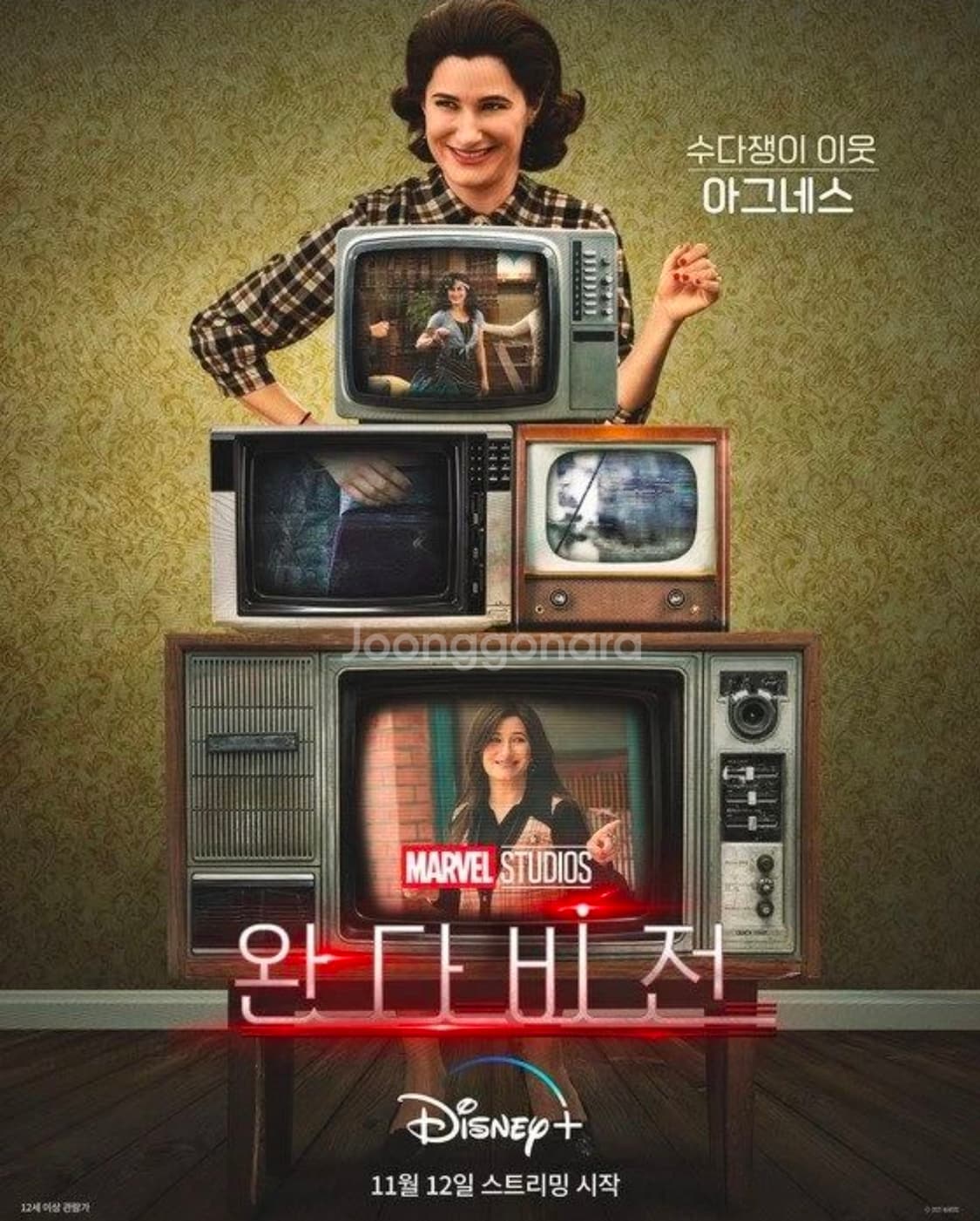 공식 완다비전 wanda vision b2 포스터 메인 케릭터 애거사 상품이미지5