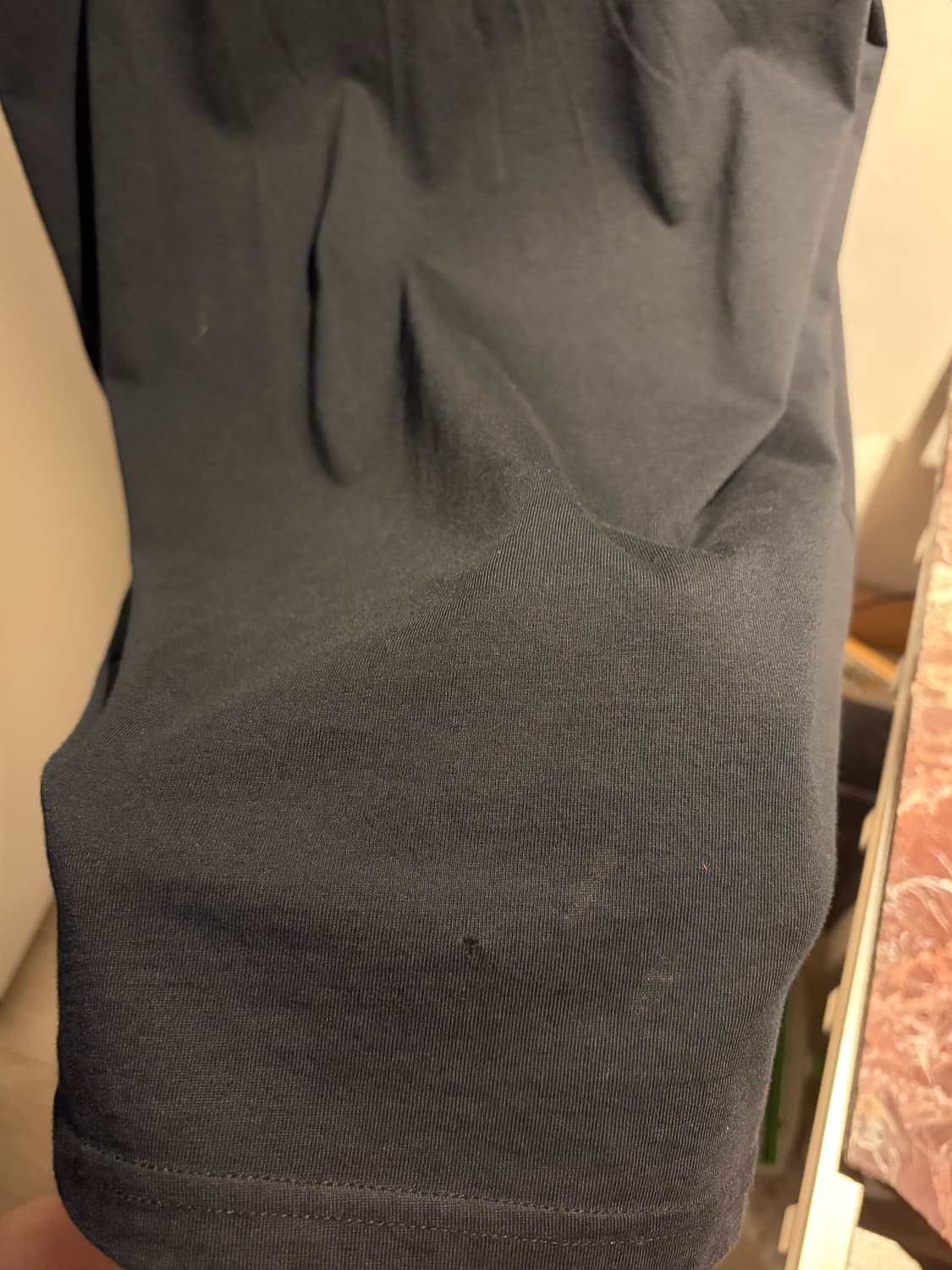 발렌시아가 웨이브로고 반팔 블랙L 상품이미지5