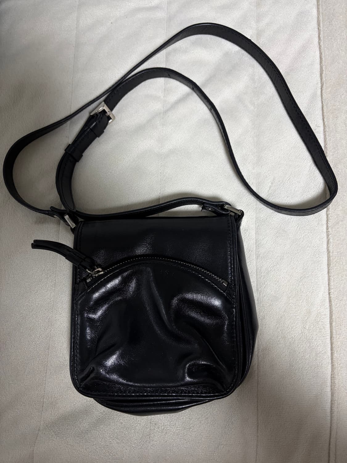 etce 미니 레더 힐 백 블랙 상품이미지3