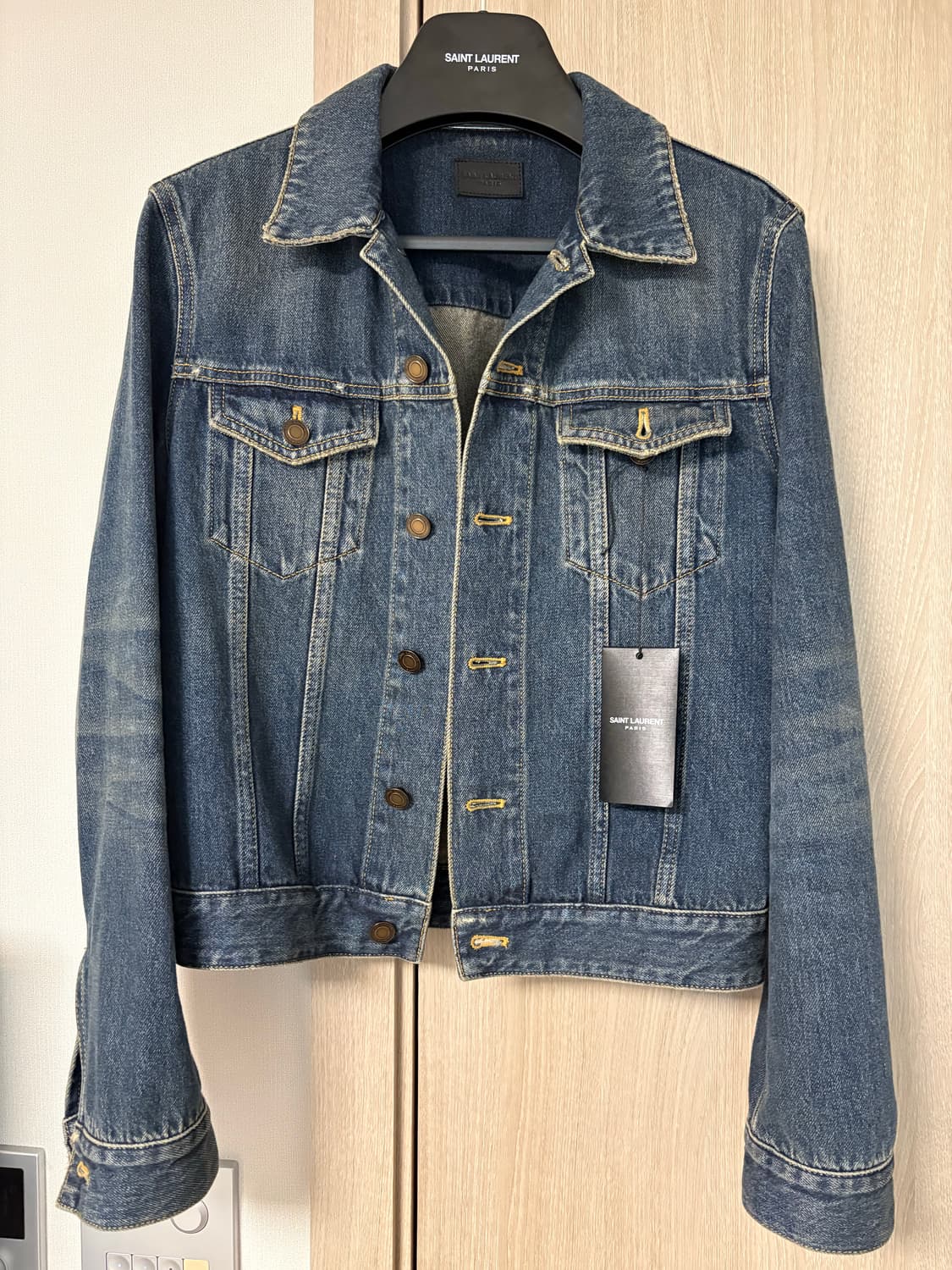 생로랑 퍼머넌트 청자켓 s 상품이미지1