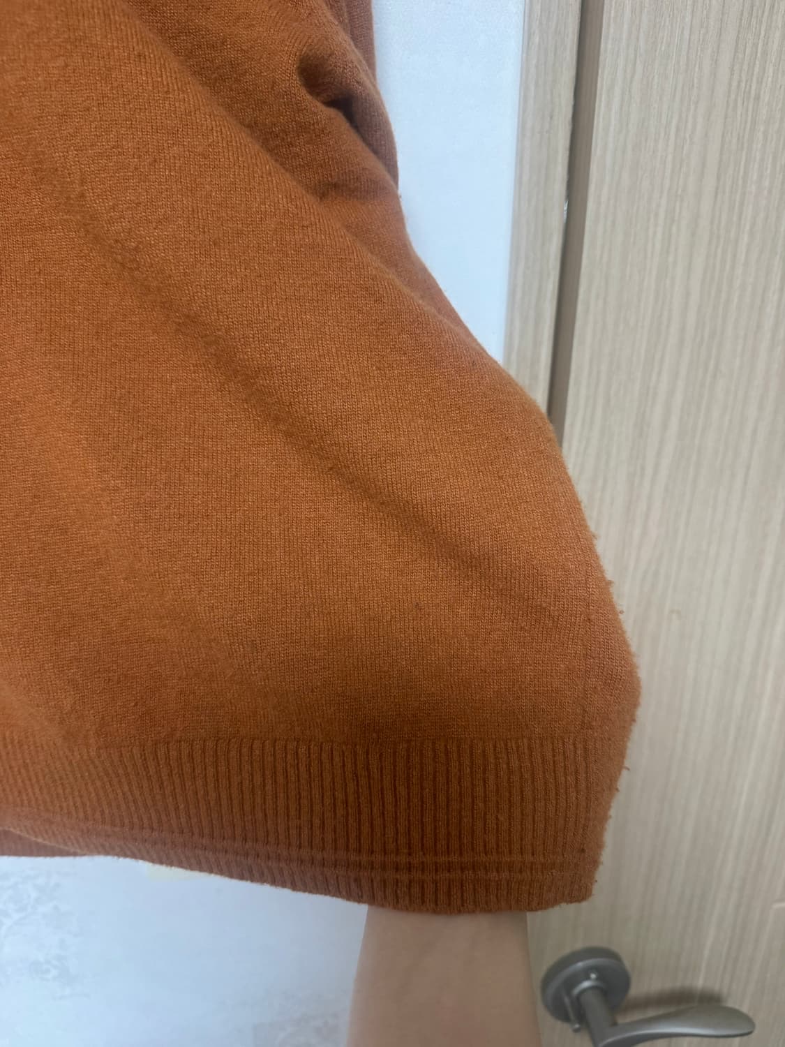 컬러컬러 버튼후디 오렌지  상품이미지3