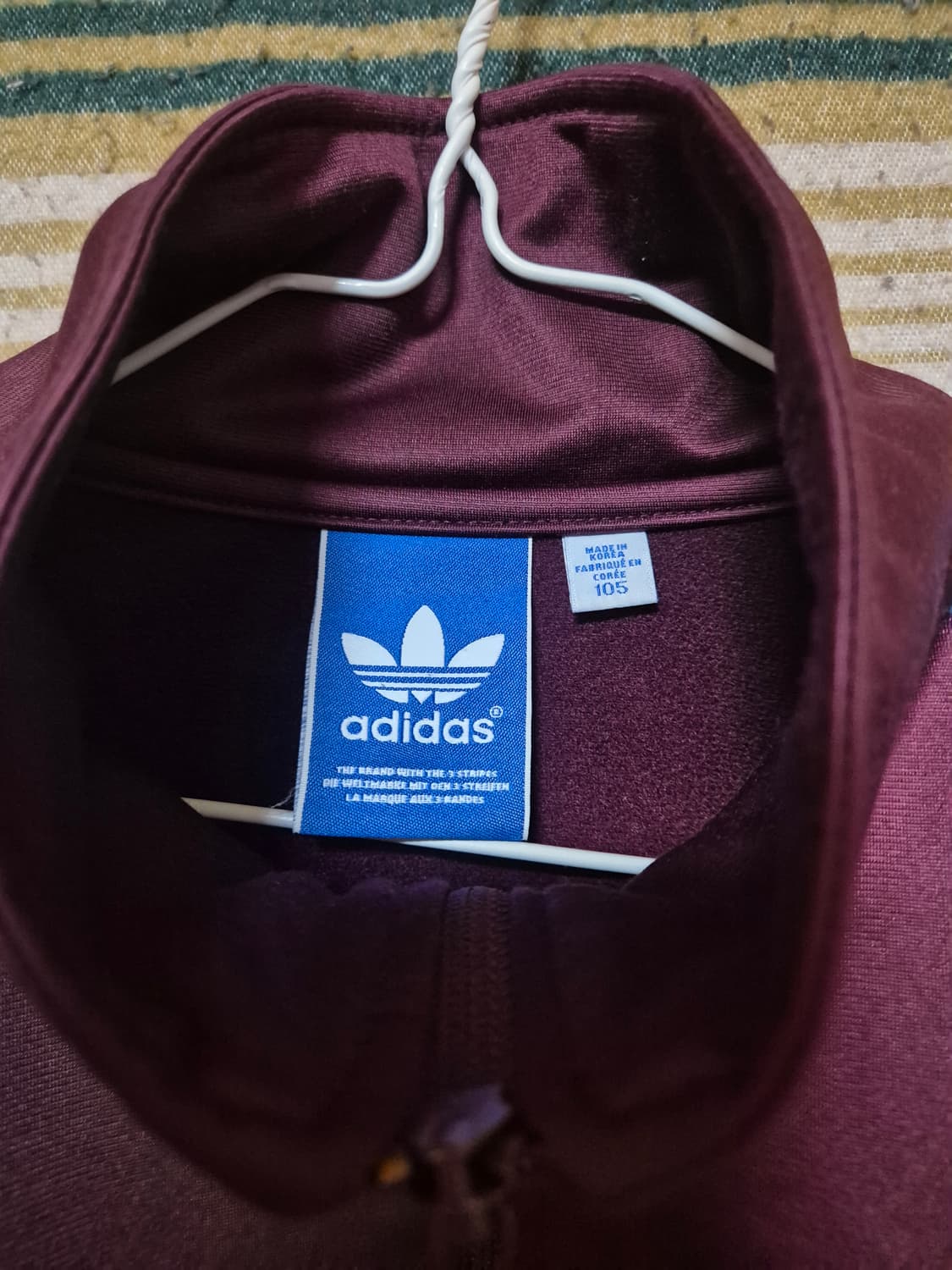 [ADIDAS] 아디다스 버건디 파이어버드 져지 상품이미지4