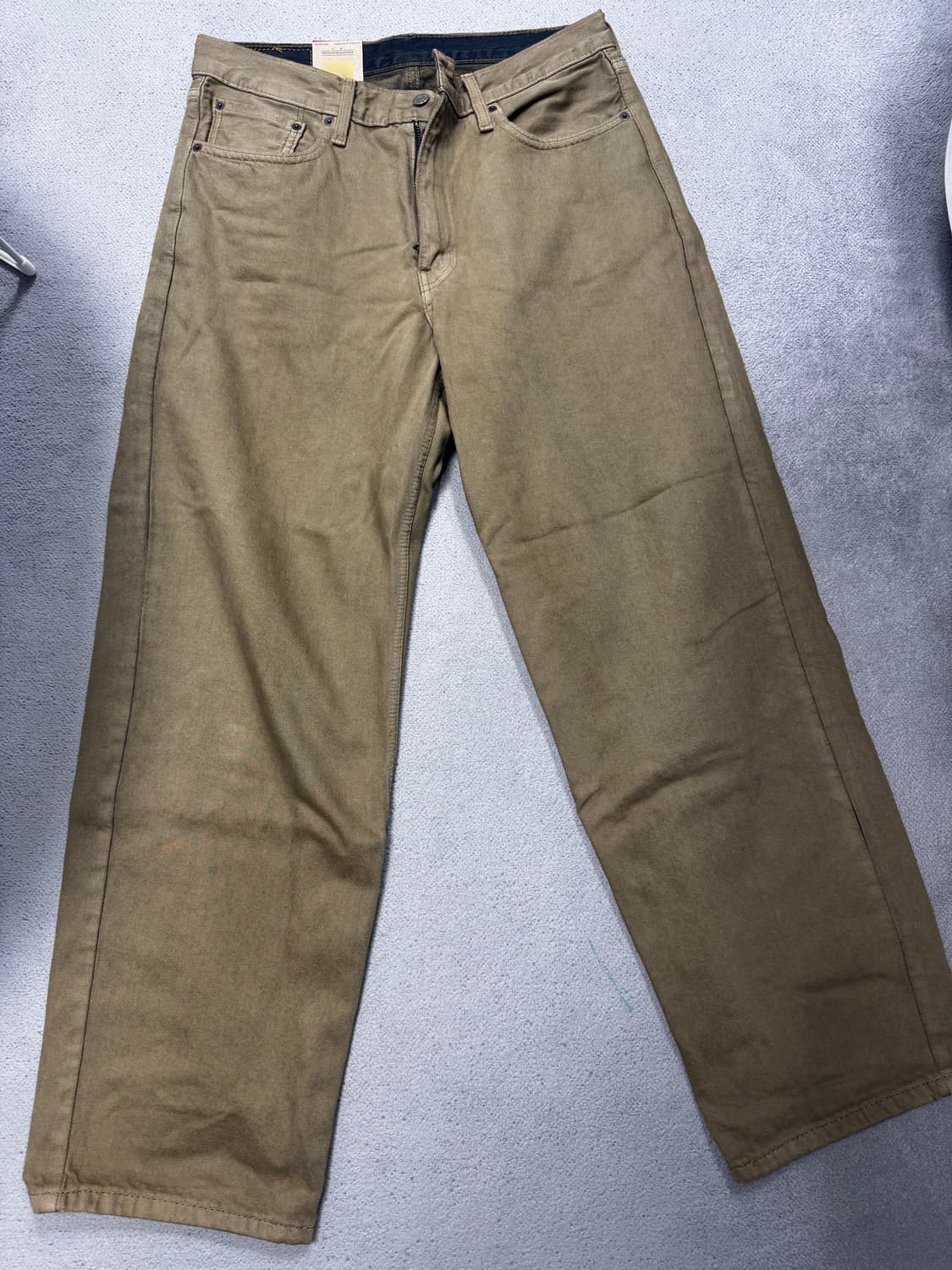 리바이스 578배기진 워시드카키 32사이즈 상품이미지2