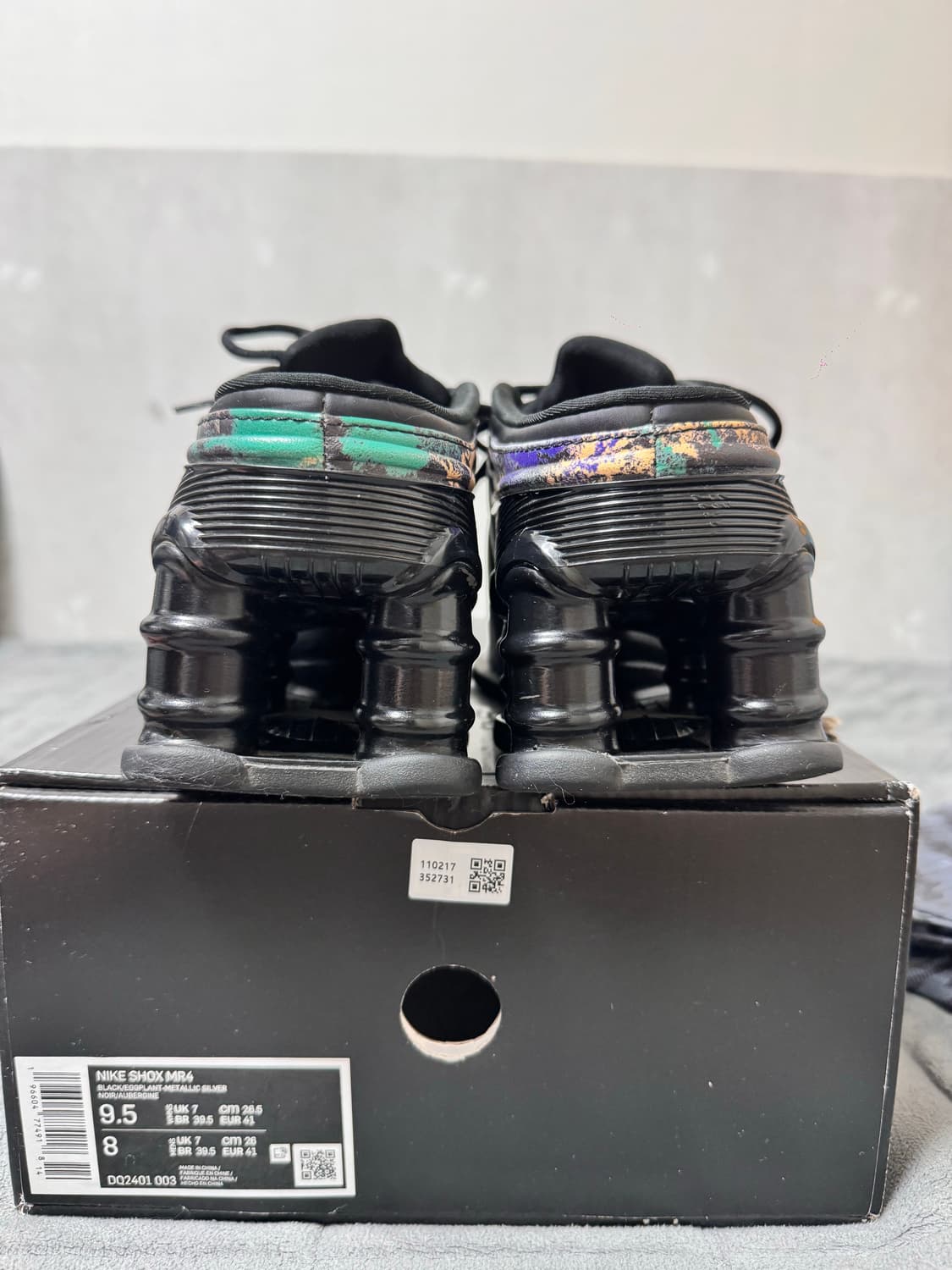 나이키 마틴로즈 샥스 mr4 블랙멀티 265 상품이미지4