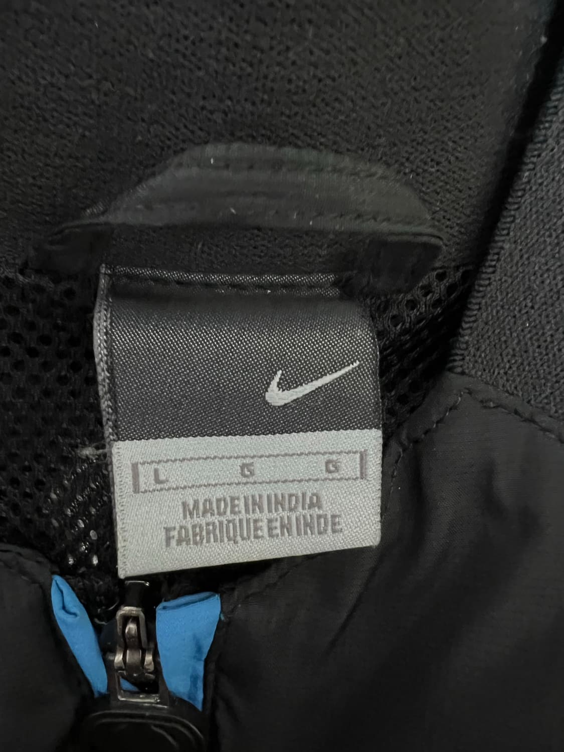 06-07 나이키 올드스쿨 인터밀란 인테르 블랙 블루 바람막이 레인자켓 상품이미지3