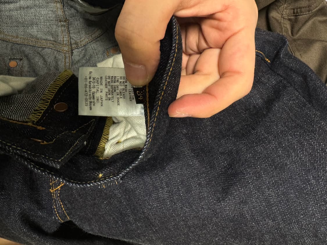 14OZ DENIM 5P MONKEY TH 'INDIGO(O/W)' 34 상품이미지3