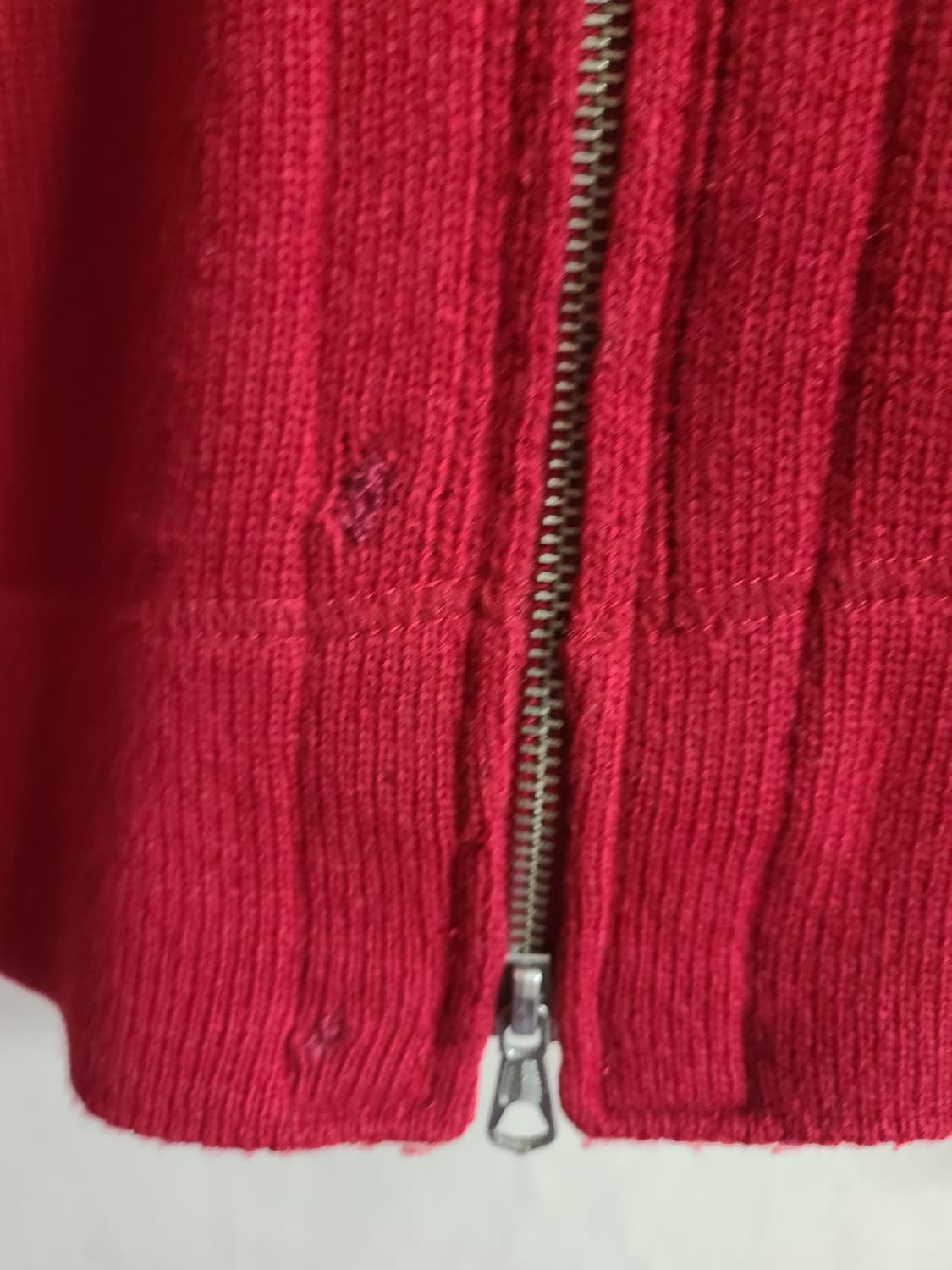 (수#)CP컴퍼니 고글 레드 니트 후드집업 상품이미지6