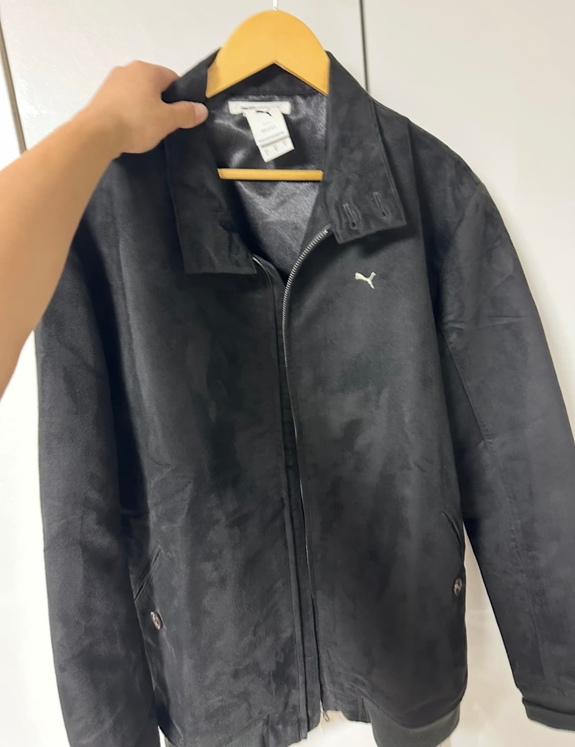 푸마 MMQ 패스트 그린 해링턴 자켓 - 블랙 / 537993-01 상품이미지1