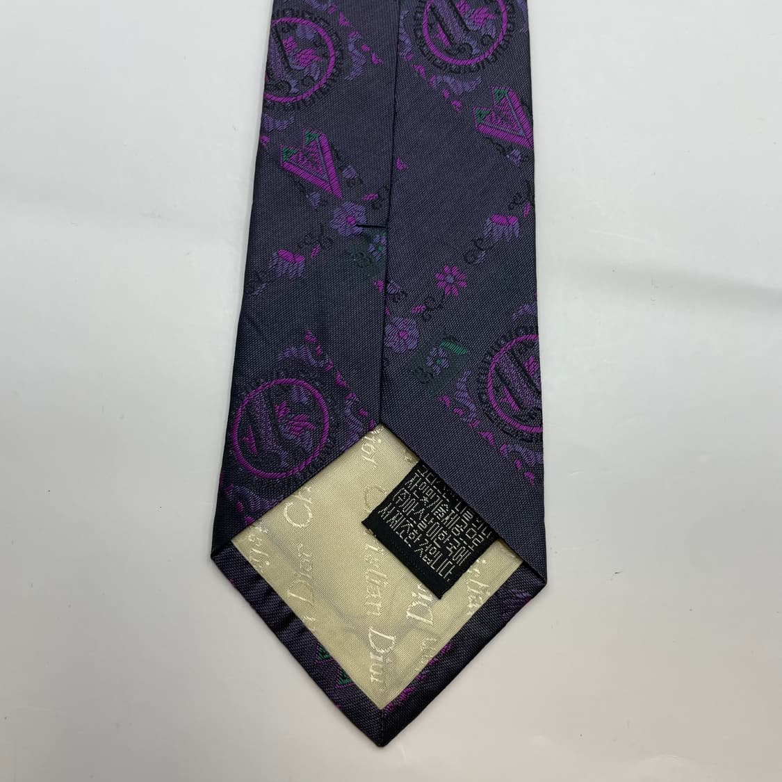 795) (Christian DIOR) 크리스찬 디올 패턴 넥타이 상품이미지4