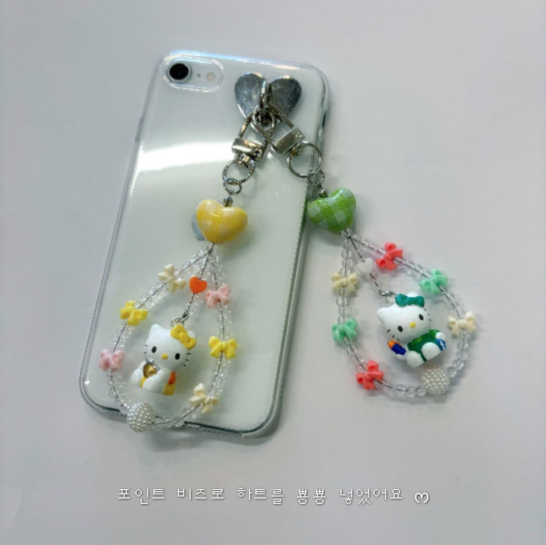 체크하트 고전키티 키링 상품이미지9