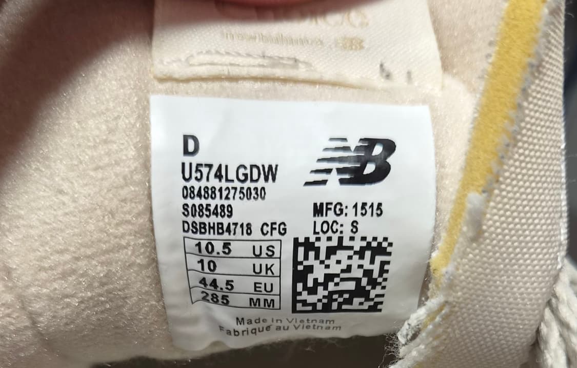 뉴발란스 574 레거시 화이트 크림 상품이미지9