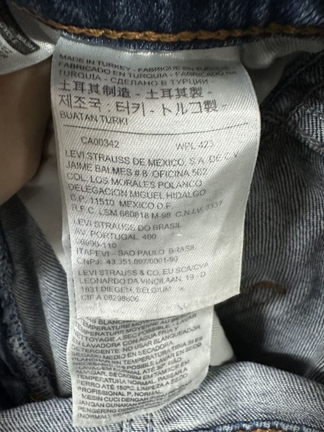 [W30L32] LEVI'S 리바이스510 16s 복각 오렌지탭 빈티지 상품이미지7