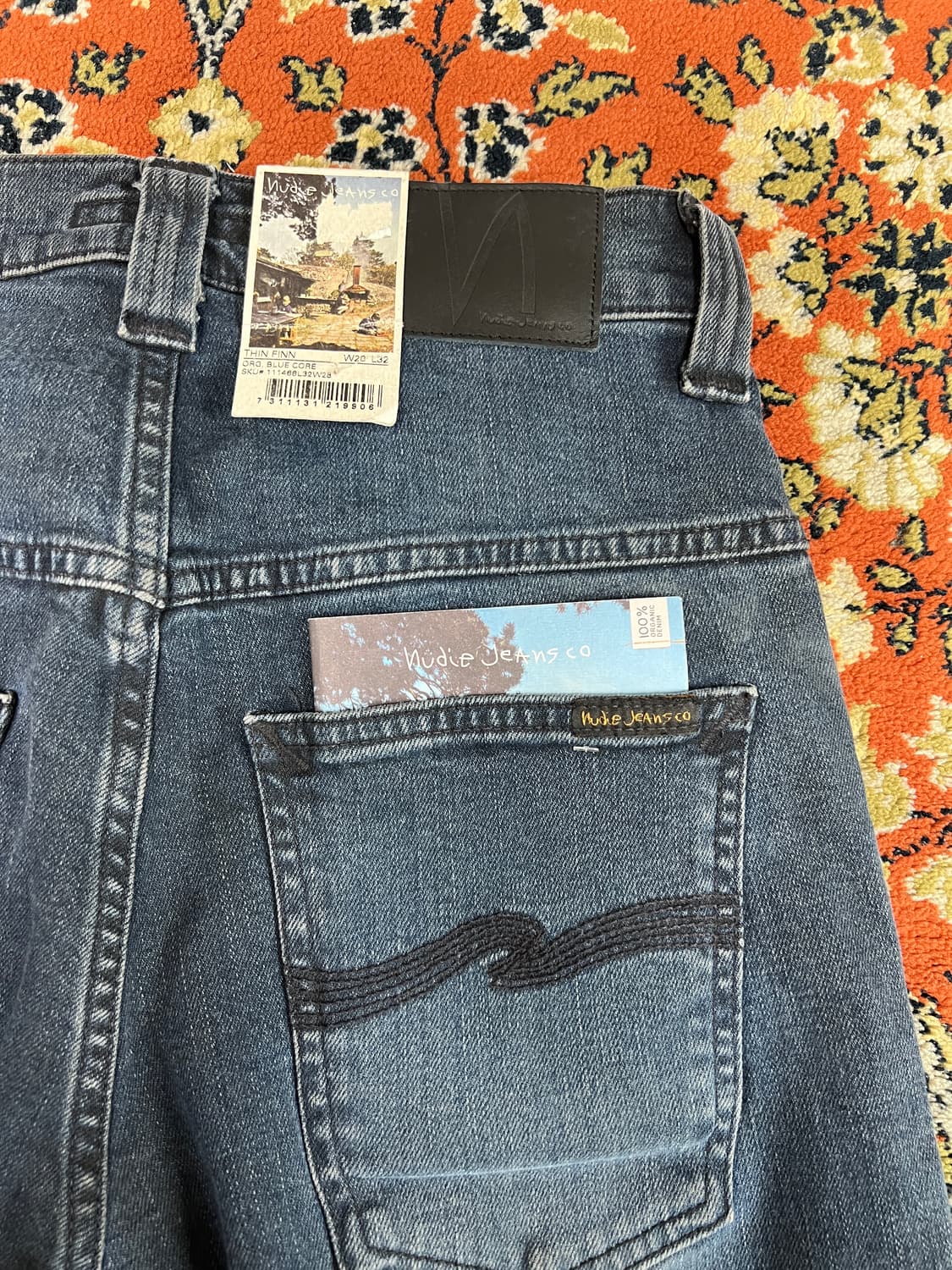 [28] NUDIE JEANS 누디진 씬핀 오가닉 블루 코어 상품이미지6