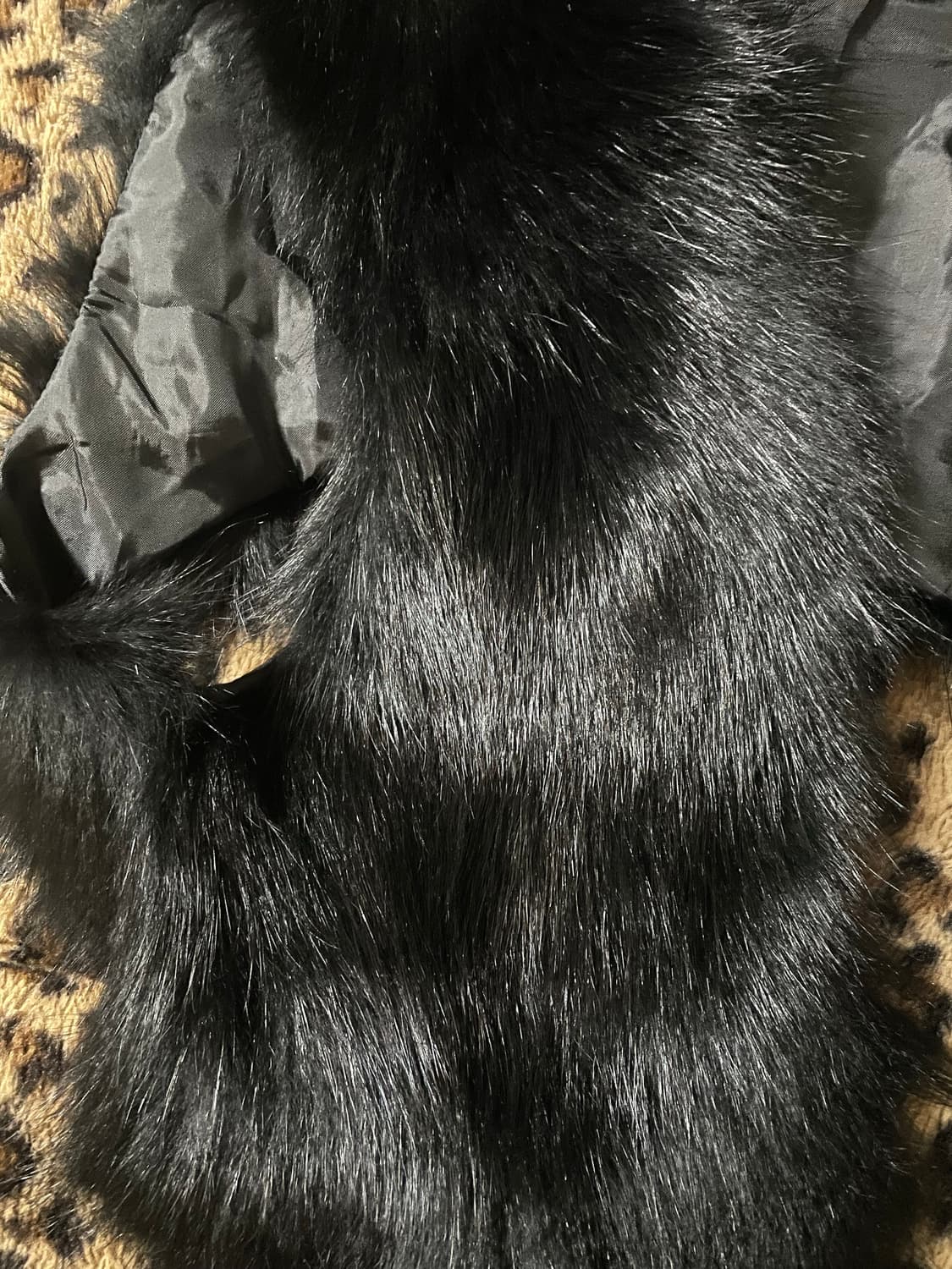 폭스 리얼퍼 조끼 상품이미지2