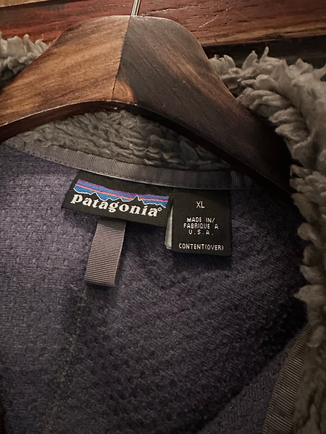 00s USA 빈티지 파타고니아 딥파일 XL 자켓 상품이미지6