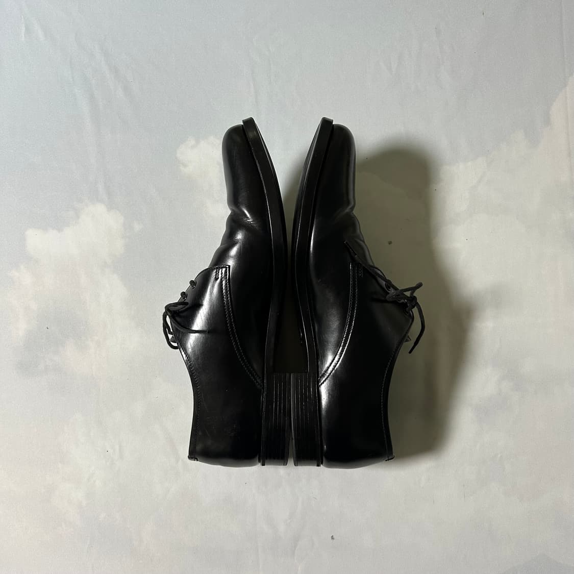 Prada classic dress lace up derby shoes 상품이미지3