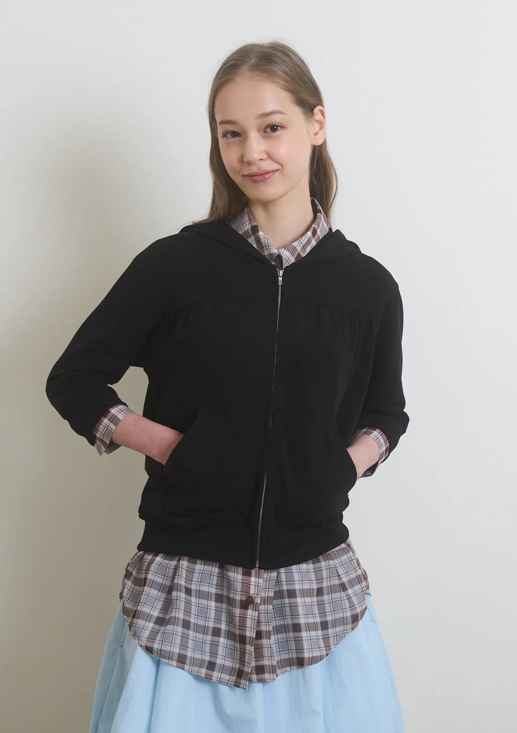 페스토 SHIRRING 집업 후디 상품이미지6