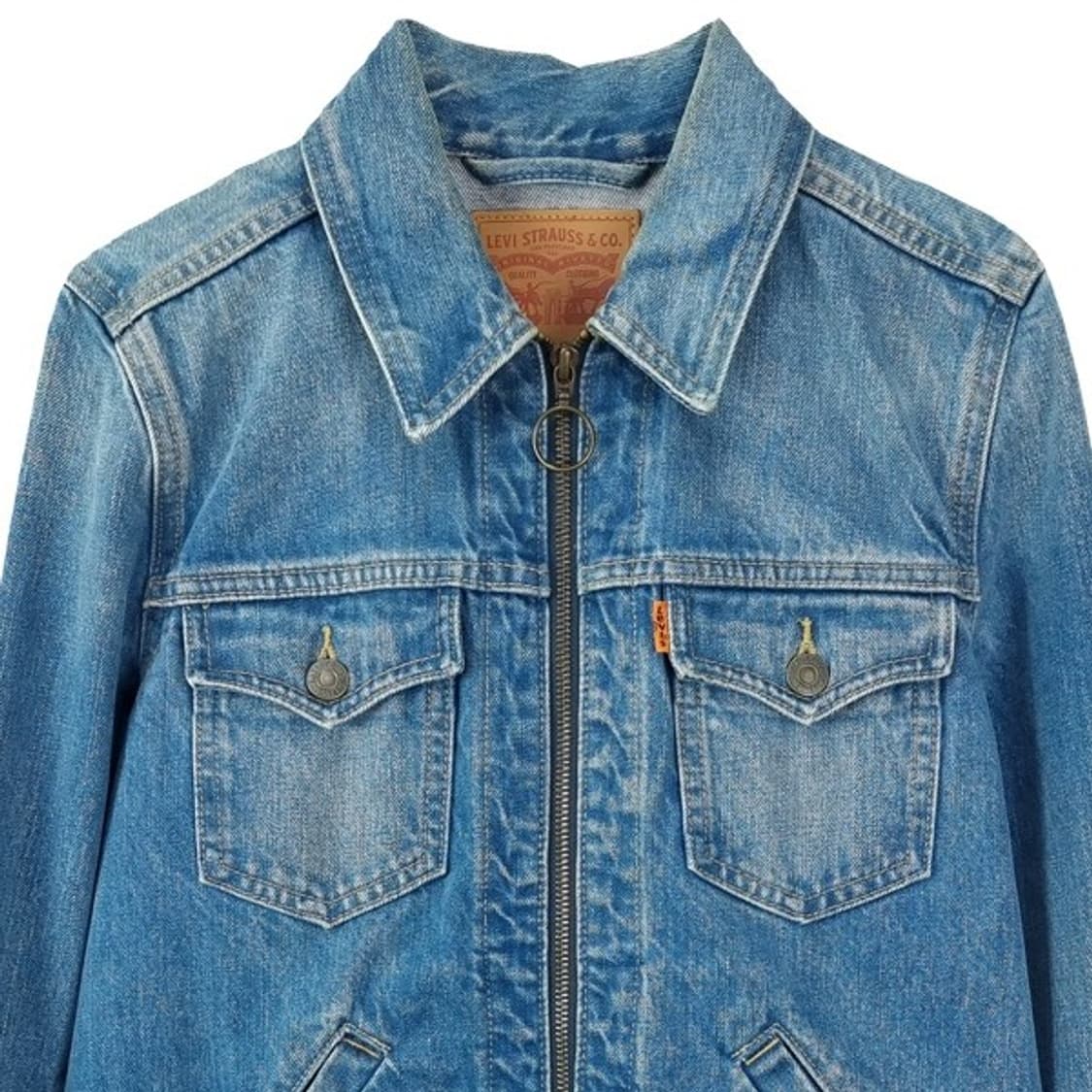 [리바이스] 오렌지탭 집업 트러커 데님 자켓 청자켓 M19882 상품이미지4