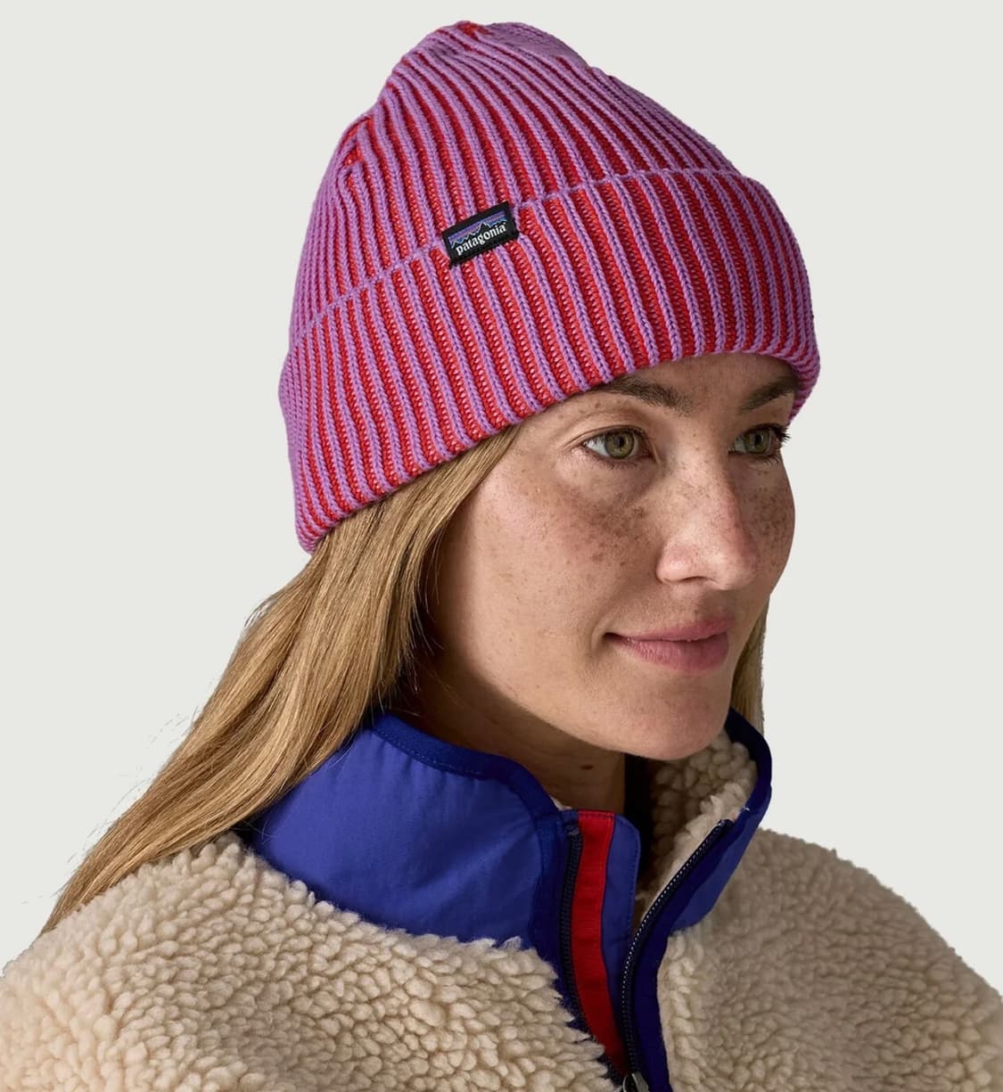 파타고니아 피셔맨 롤 비니 컨트라스트 퍼플 상품이미지4