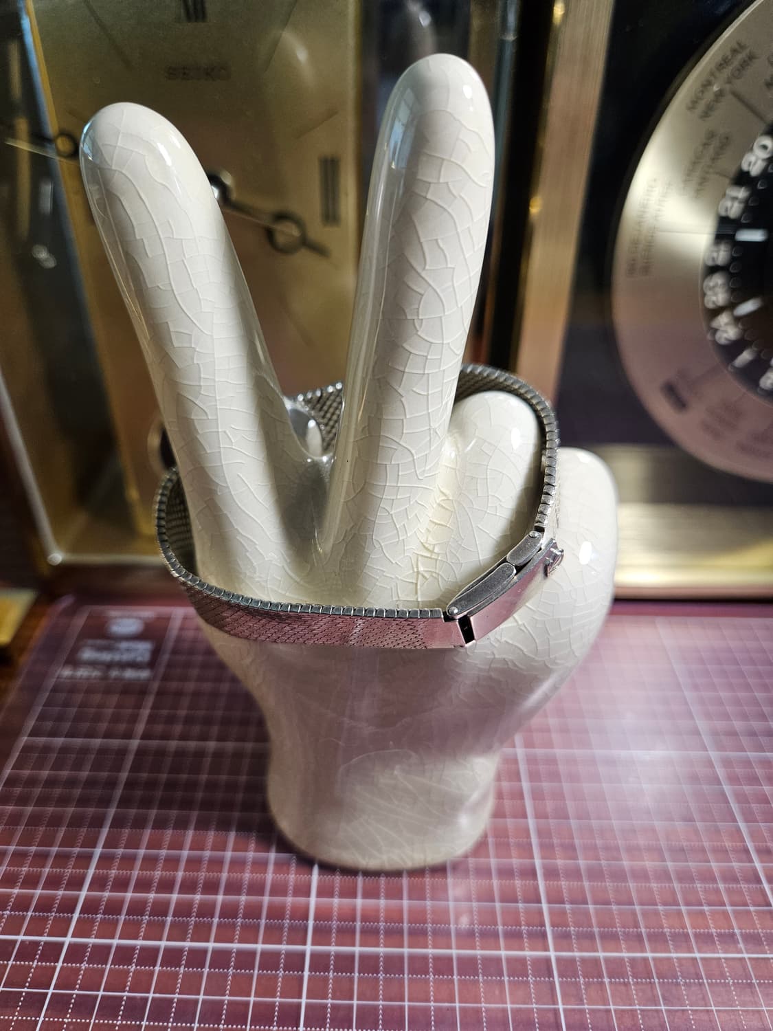 오메가 빈티지 드빌수동 24mm 메쉬 시계 상품이미지2