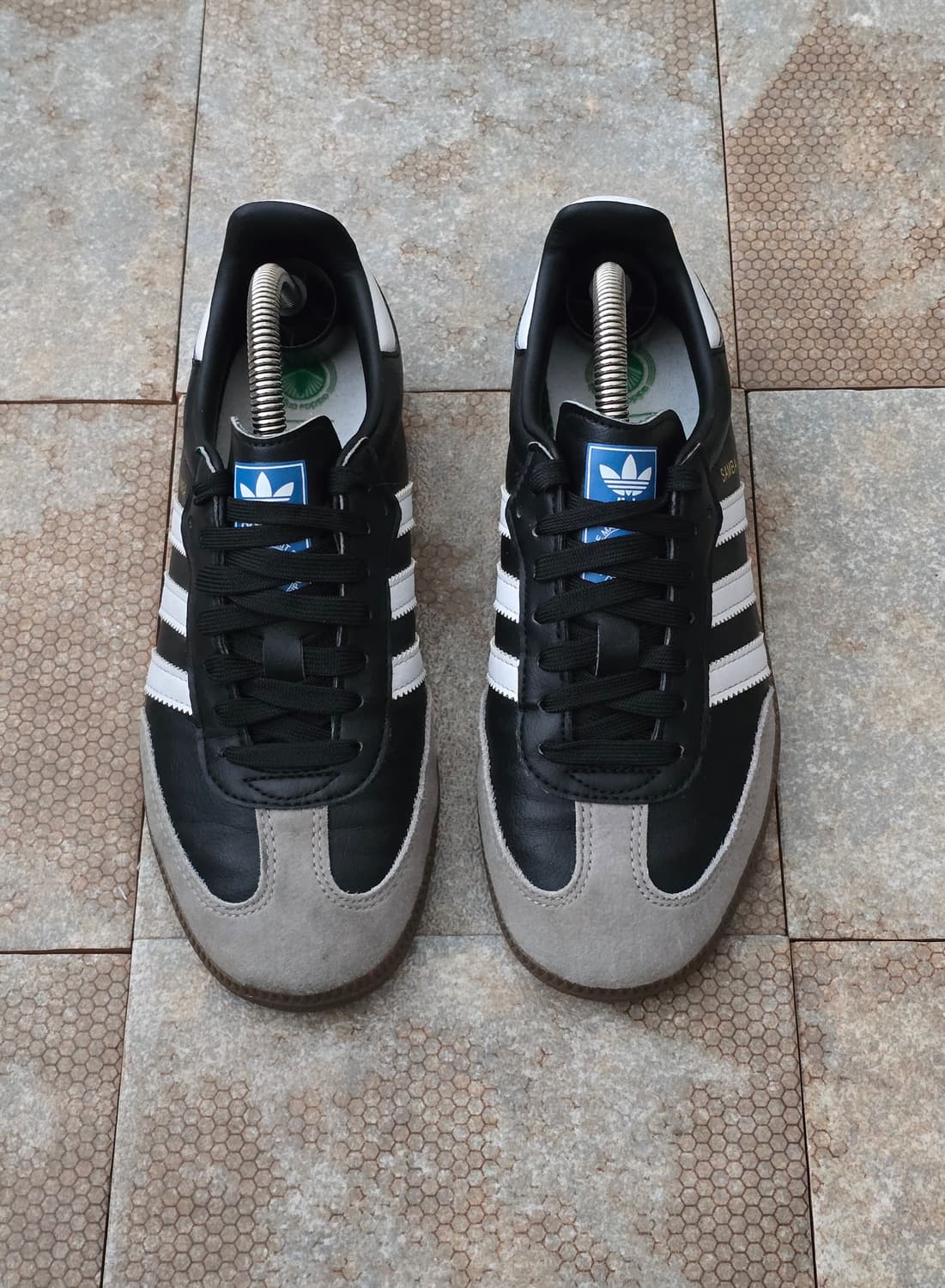 (230)아디다스 삼바 비건 블랙 화이트 상품이미지2