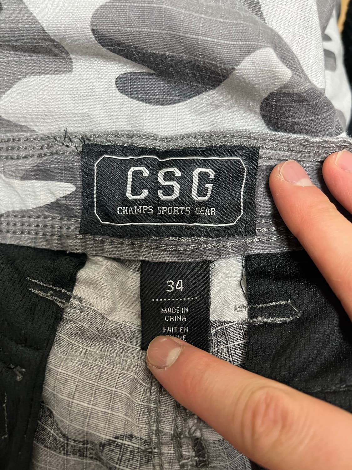 Csg 카모 패턴 반바지 34 상품이미지6