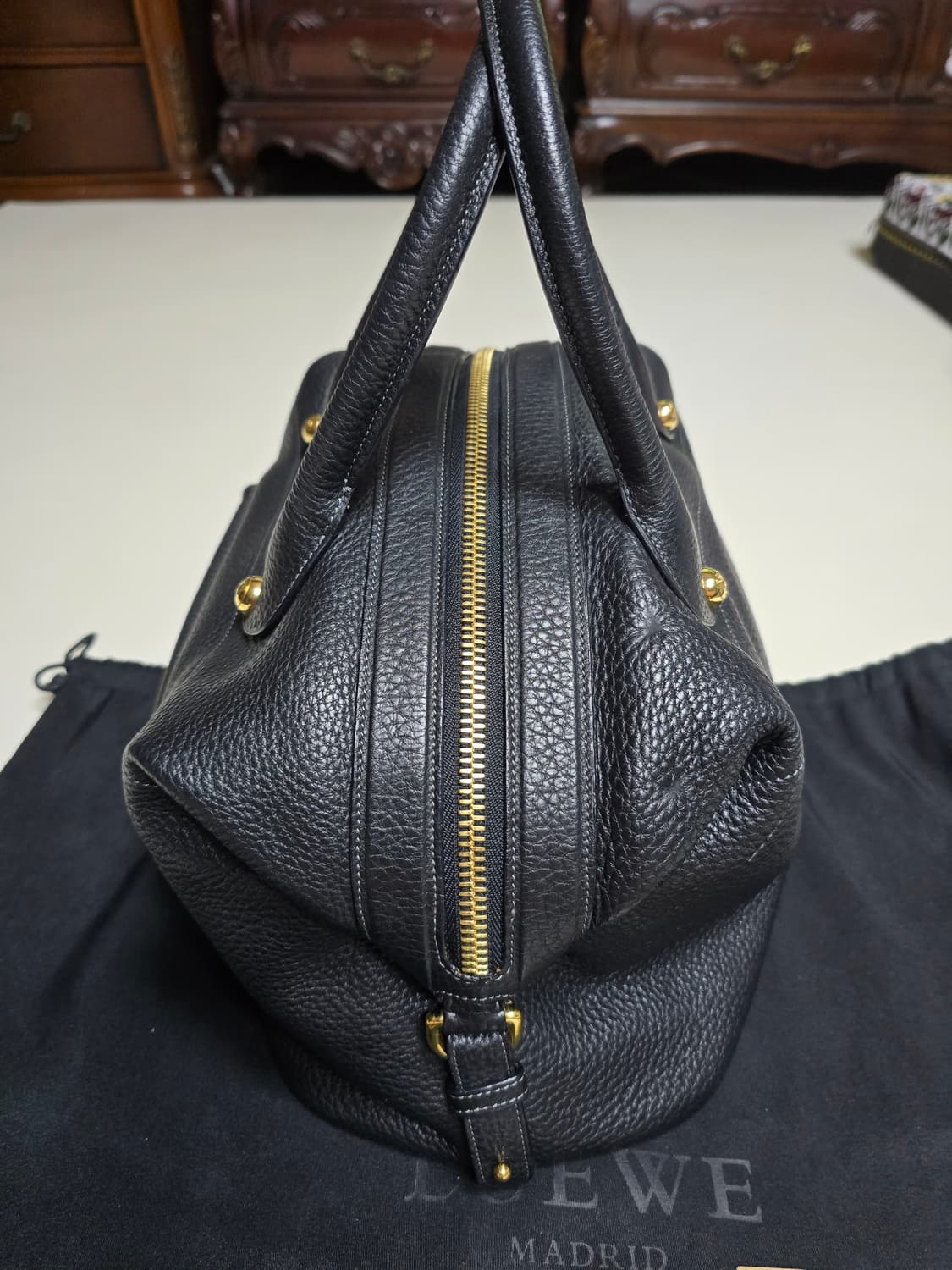 로에베 메이36 블랙 토트백 정품 상품이미지4