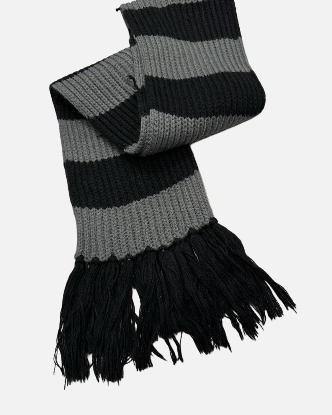 black grey stripe muffler 상품이미지2