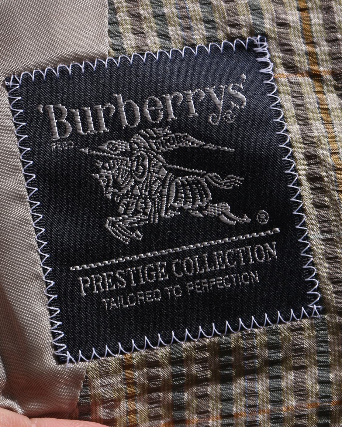 O-0294 90s Burberry Pure Silk Jacket 상품이미지6