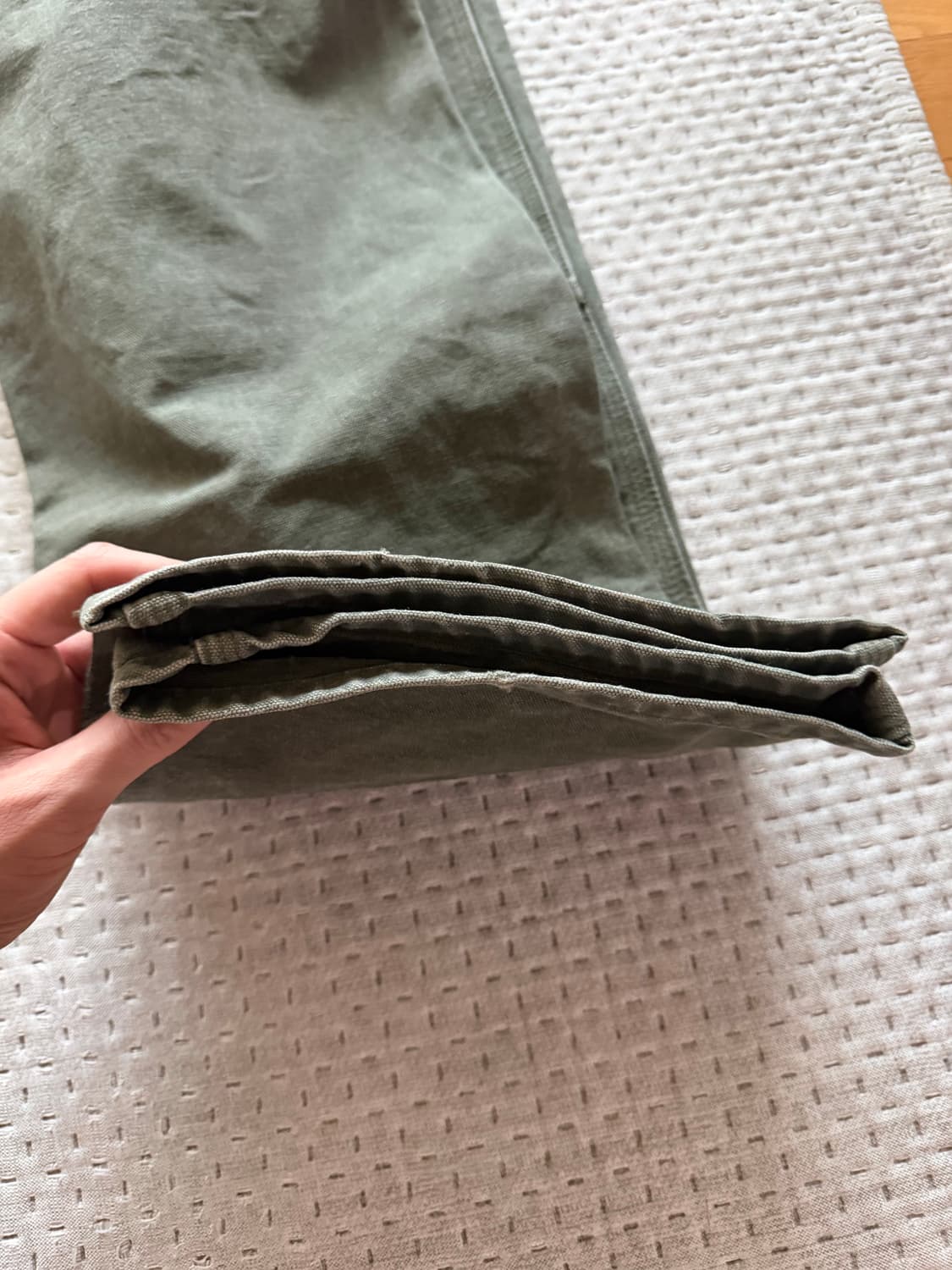 [34] 칼하트 더블니 워크팬츠 b136 모스 상품이미지2