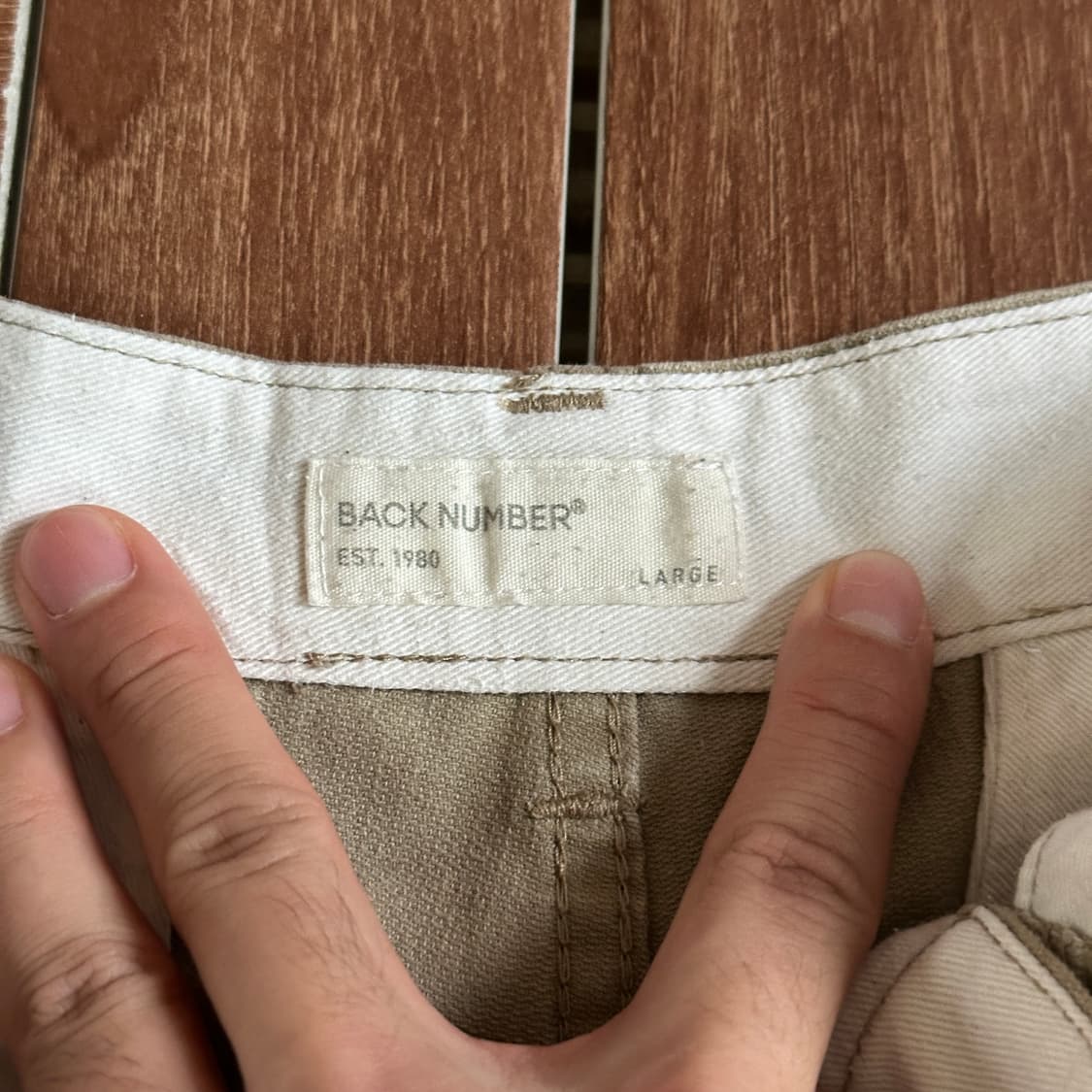 Back number cotton cargo pants 상품이미지8