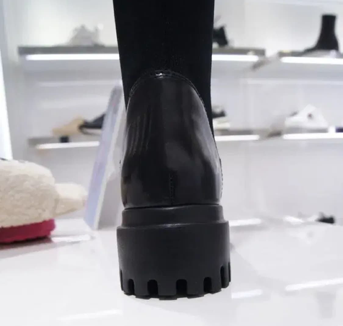 [트와이스 나연 착용, 정가이하, 새상품] 타미힐피거 삭스 니트 롱부츠 상품이미지5