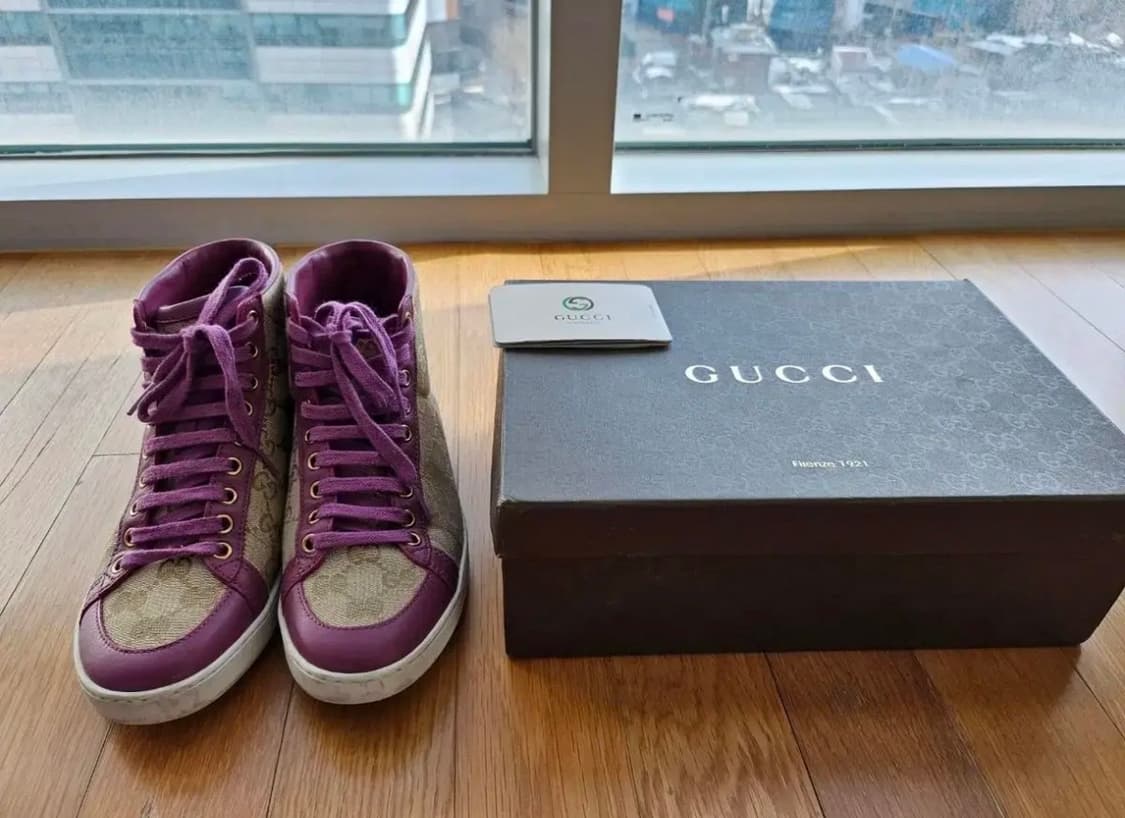 구찌 하이탑 스니커즈 230 상품이미지1