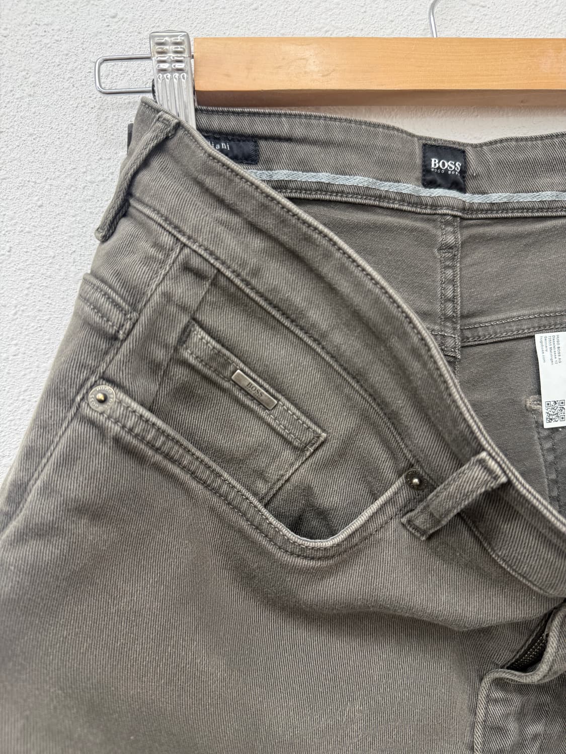 BOSS 히든 워싱 그레이 팬츠 상품이미지5