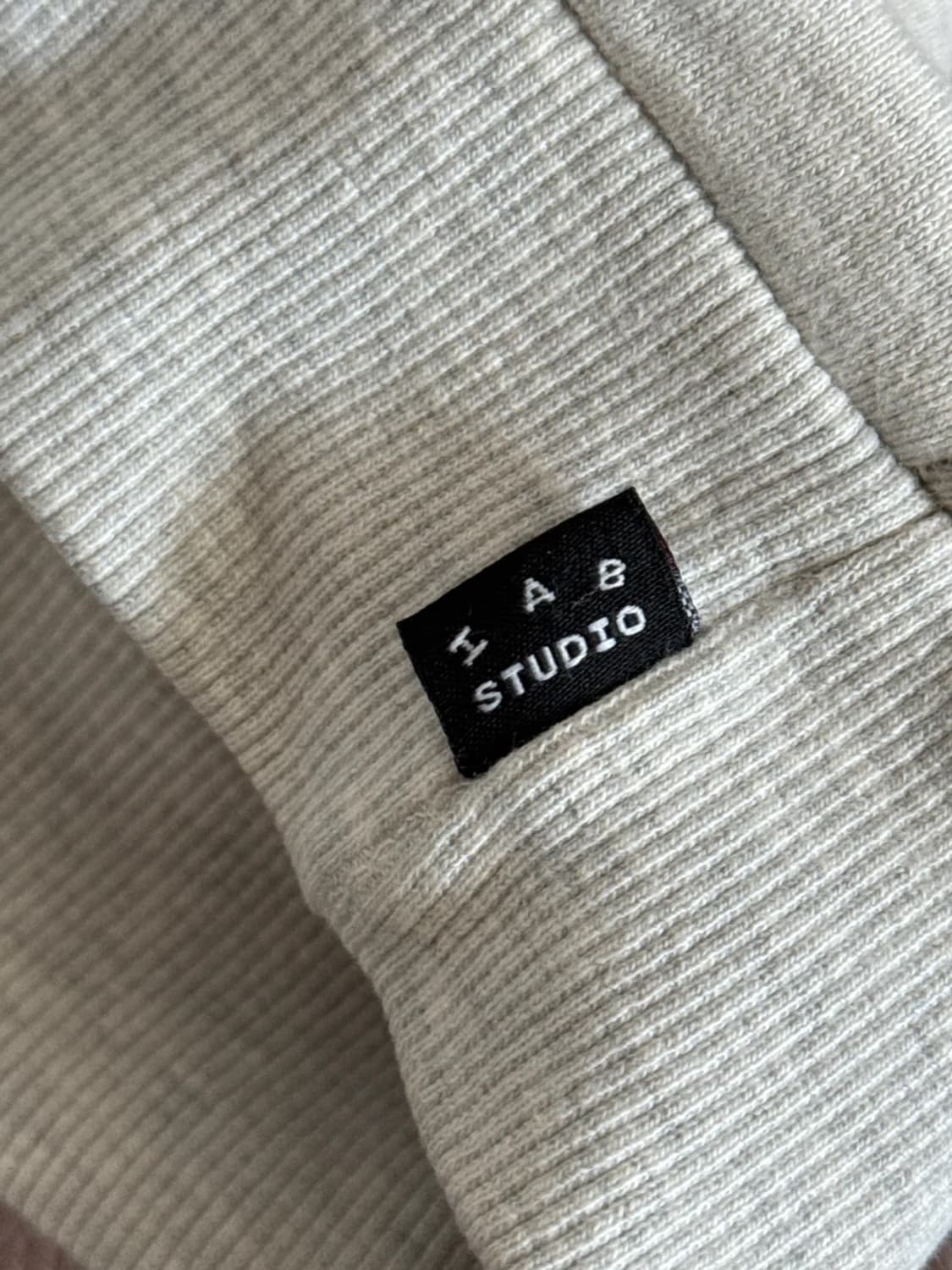 IAB STUDIO 아이앱 스튜디오 애쉬그레이 후드티 L 상품이미지5