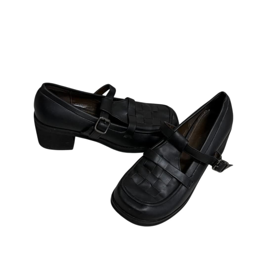 INTENSE 스퀘어 토 위빙 메리 제인 상품이미지3