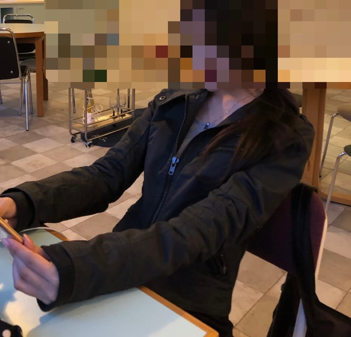 스파이럴 걸 일본 빈티지 바이커 라이더 자켓 슬림핏 착샷O 상품이미지6