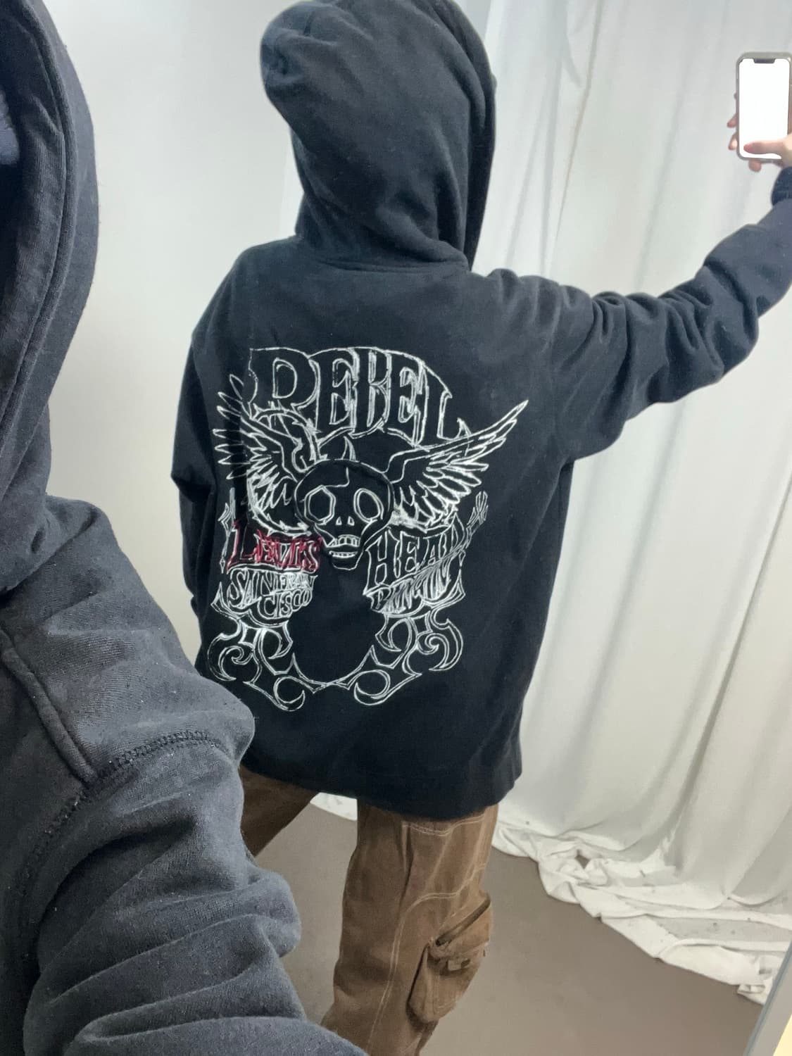 Levi's 스컬 자수 후드집업 상품이미지1