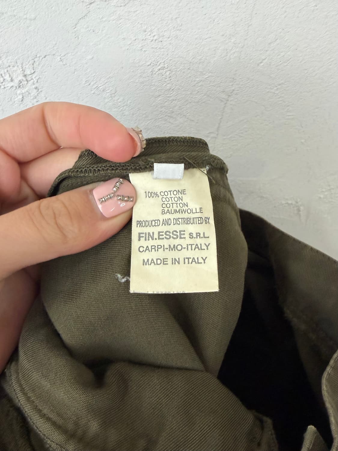 FORNITURE CIVILI ITALY 밀리터리 카고 팬츠 상품이미지9