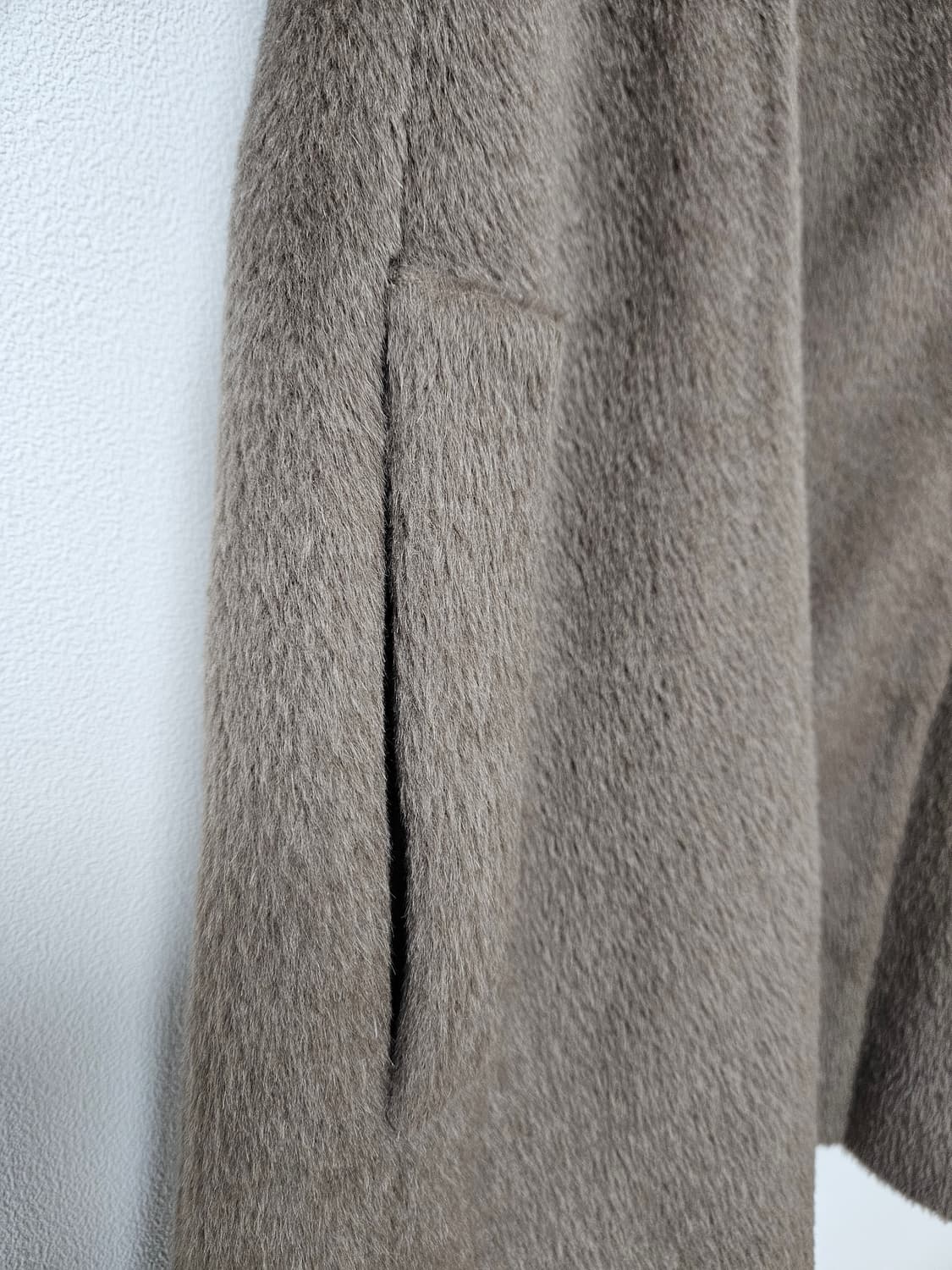 미샤 라마(알파카) 울 하프코트 상품이미지4