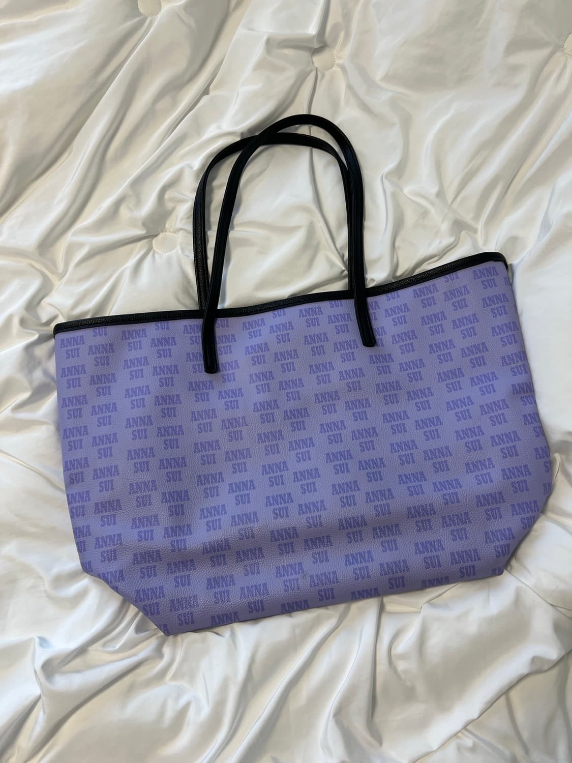 안나수이 나비 퍼플 토트백 상품이미지2