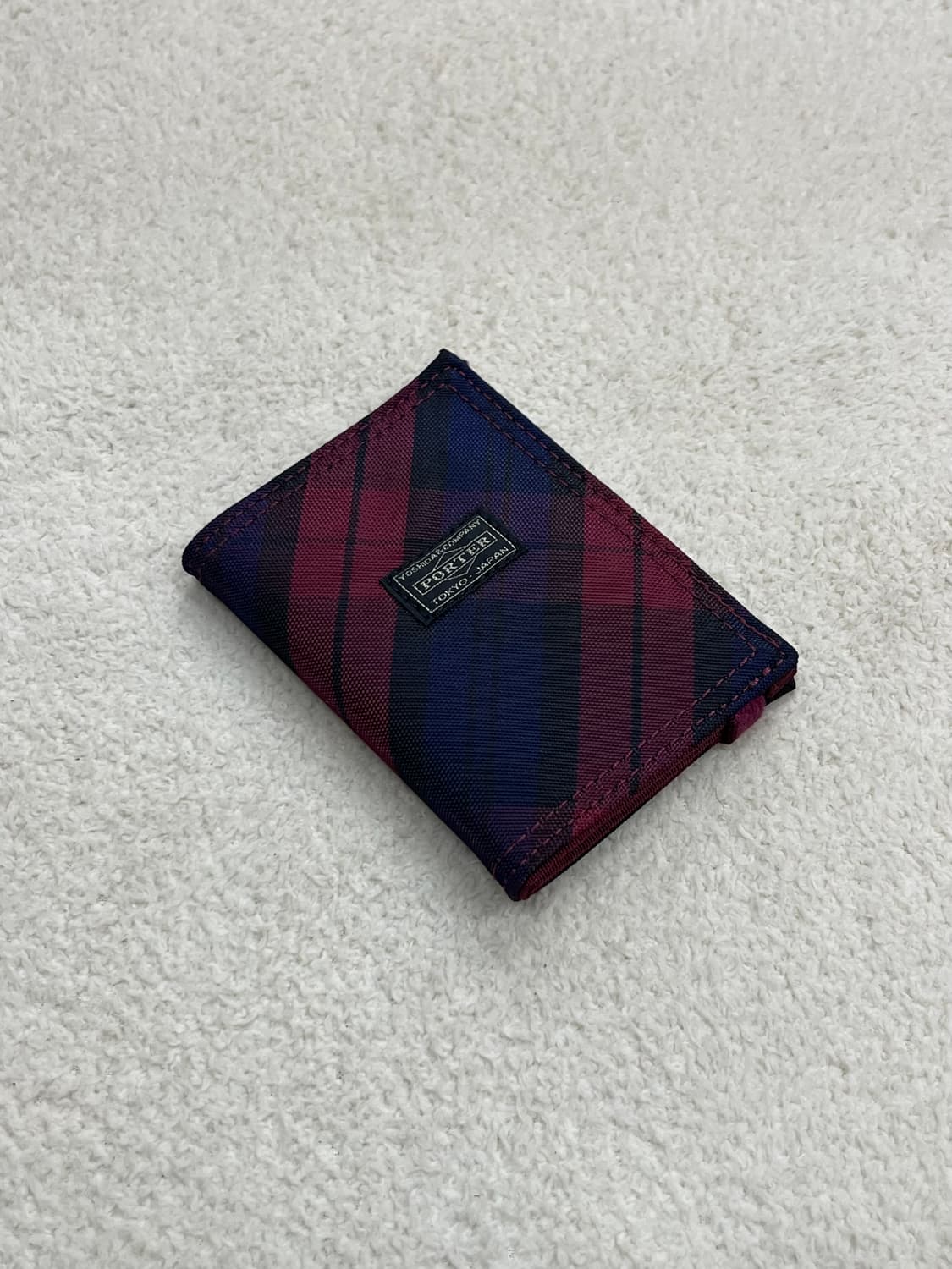 포터 타탄체크 스트랩 카드지갑 상품이미지3