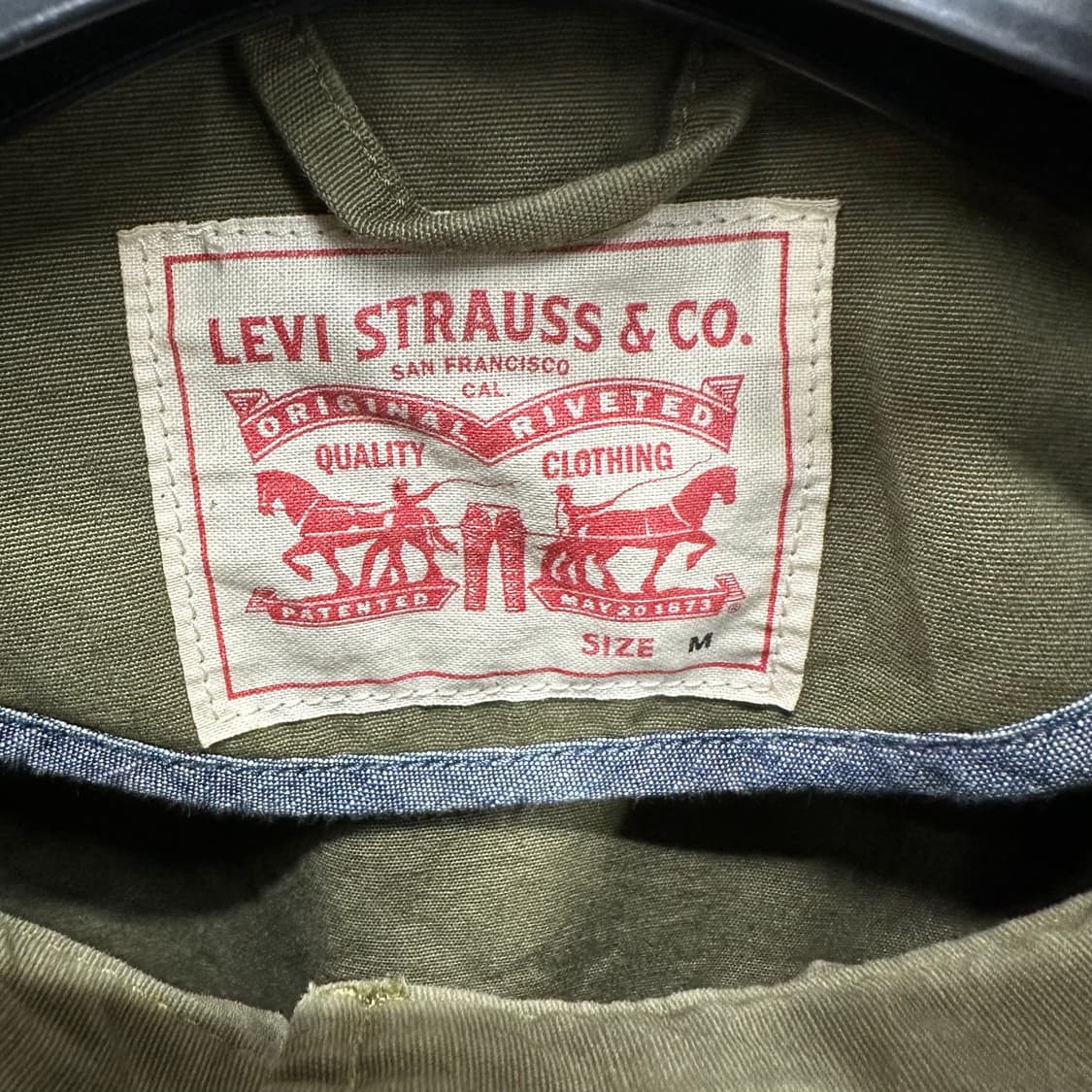 95 리바이스 여자 루즈핏 유틸리티 코튼 자켓 상품이미지3