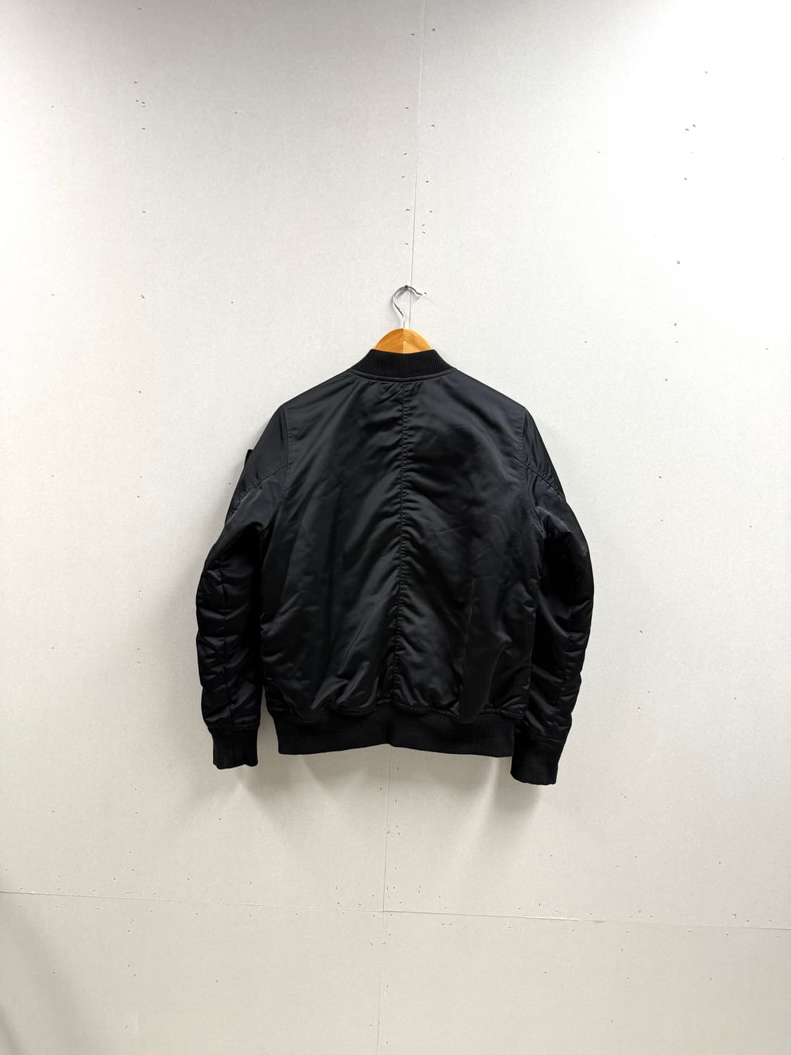 공용 90 S / 내셔널지오그래픽 와펜 항공점퍼 블랙 상품이미지6