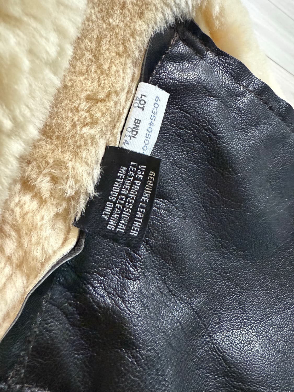 Schott nyc 쇼트 B-3 무스탕 봄버 자켓 상품이미지8